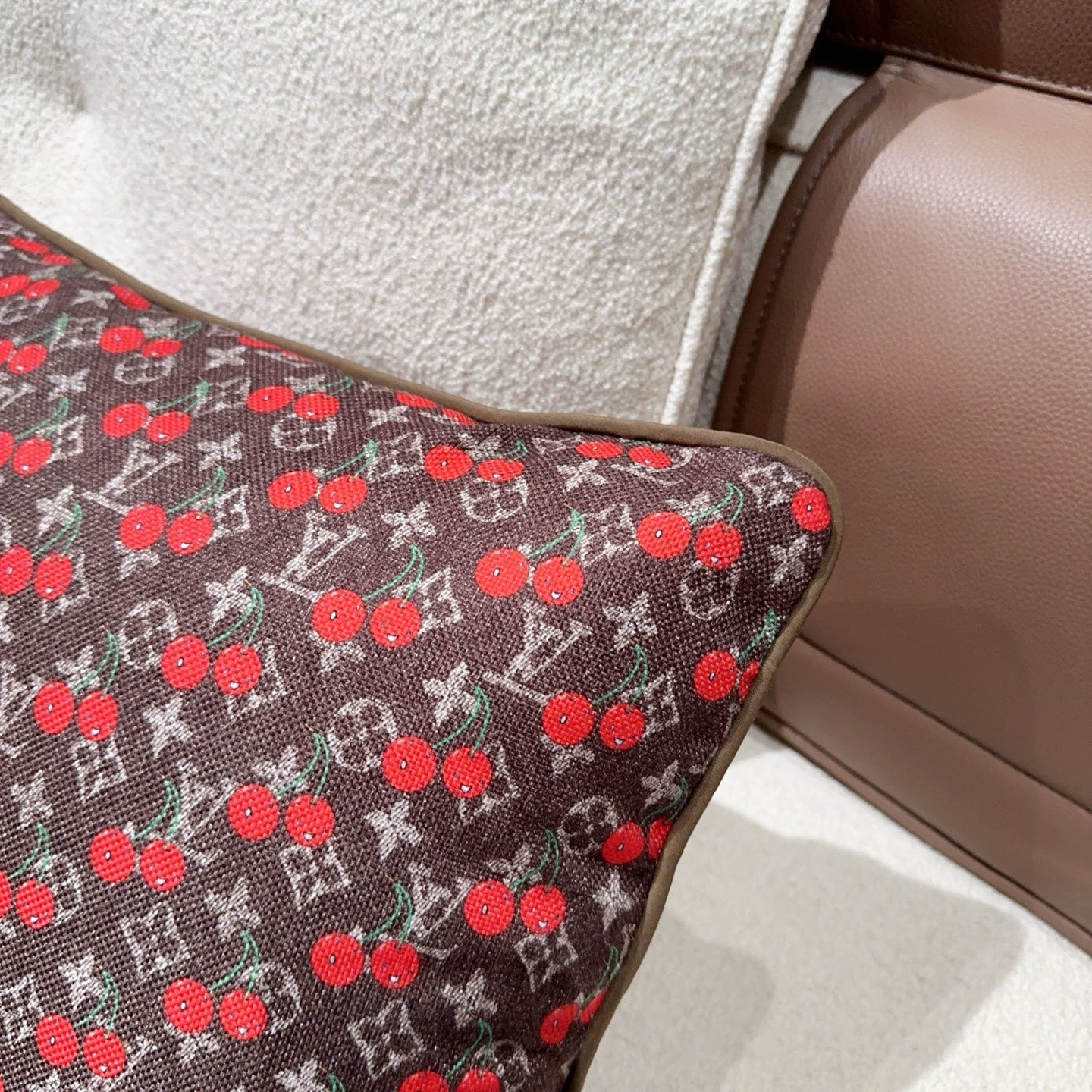 LV CHERRY PILLOW 2.0