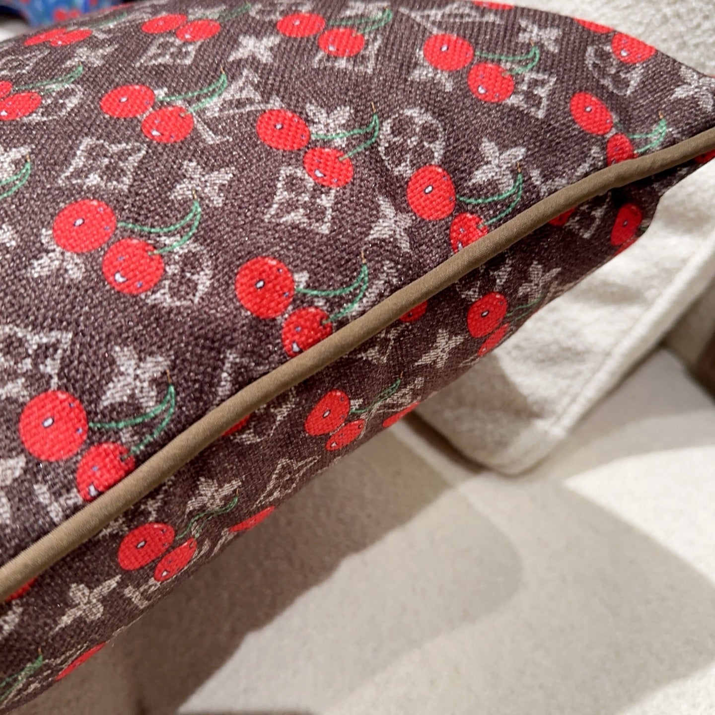 LV CHERRY PILLOW 2.0