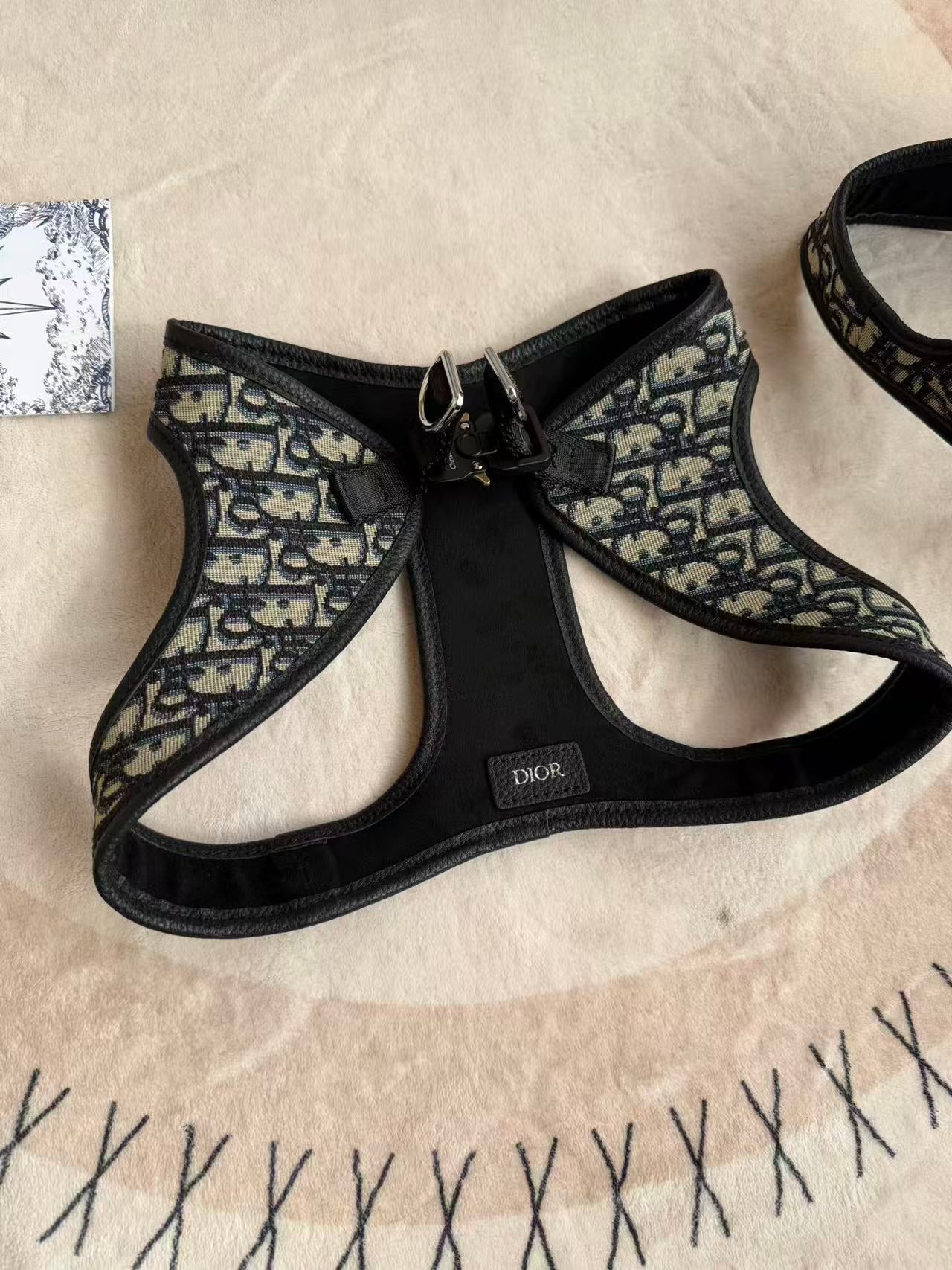 CHRISTIAN DOG HARNESS AND LEASH