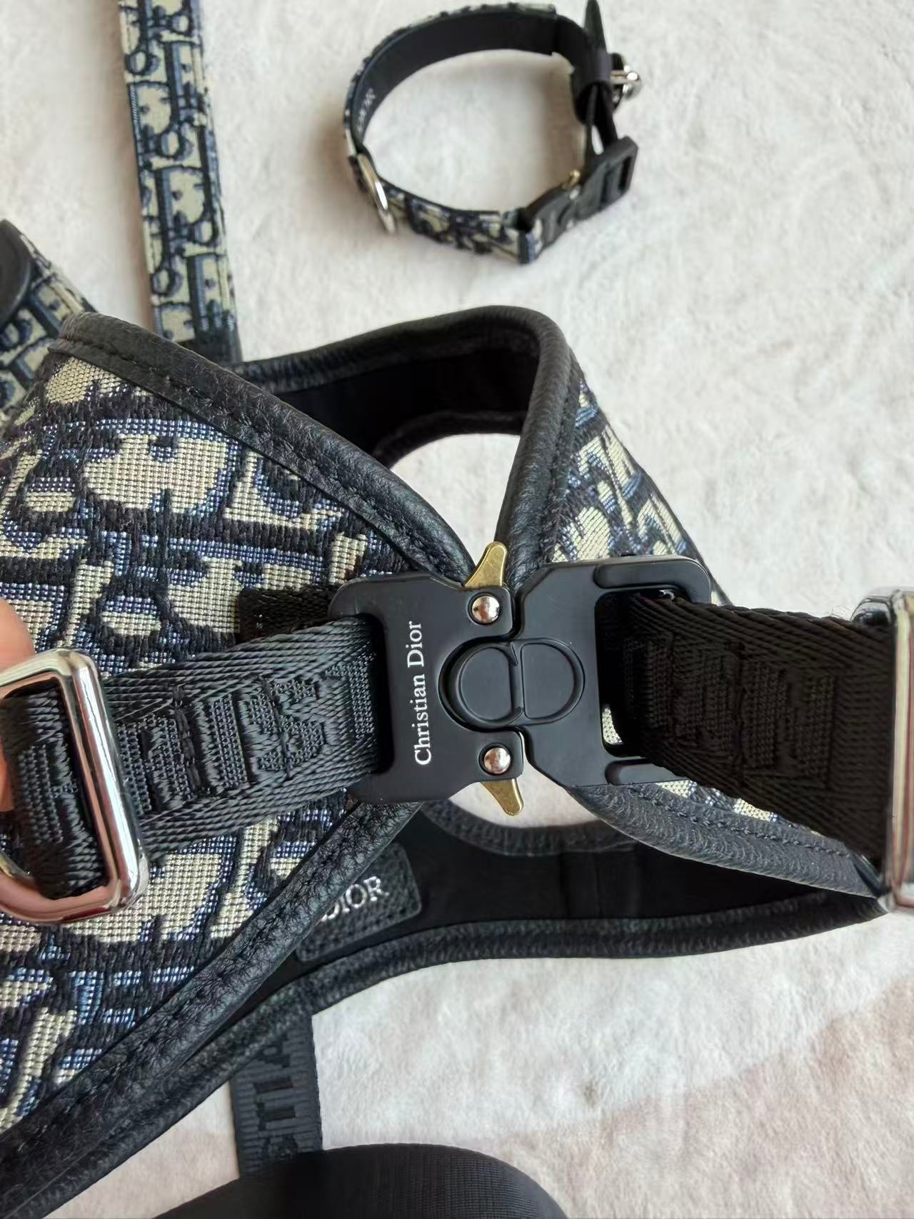 CHRISTIAN DOG HARNESS AND LEASH