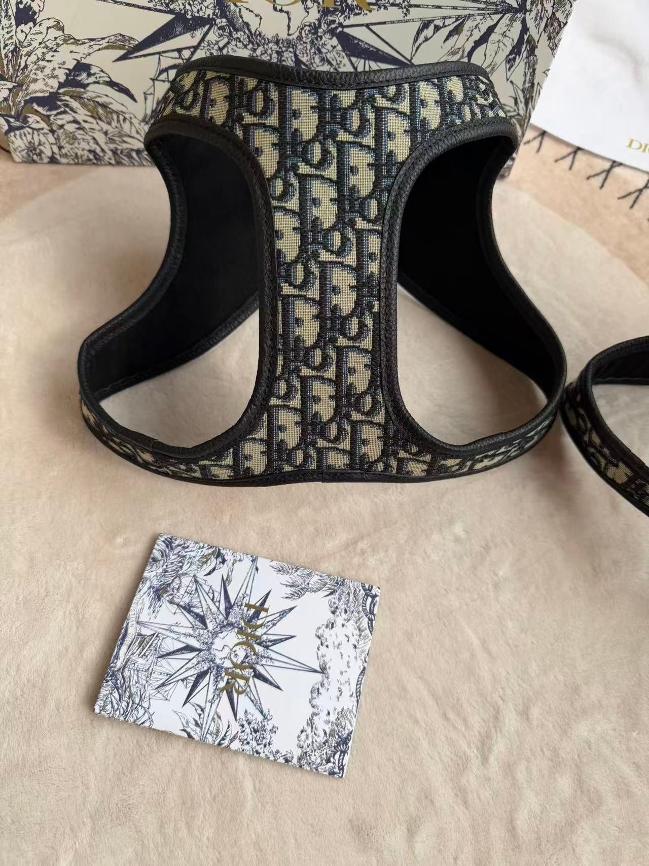 CHRISTIAN DOG HARNESS AND LEASH