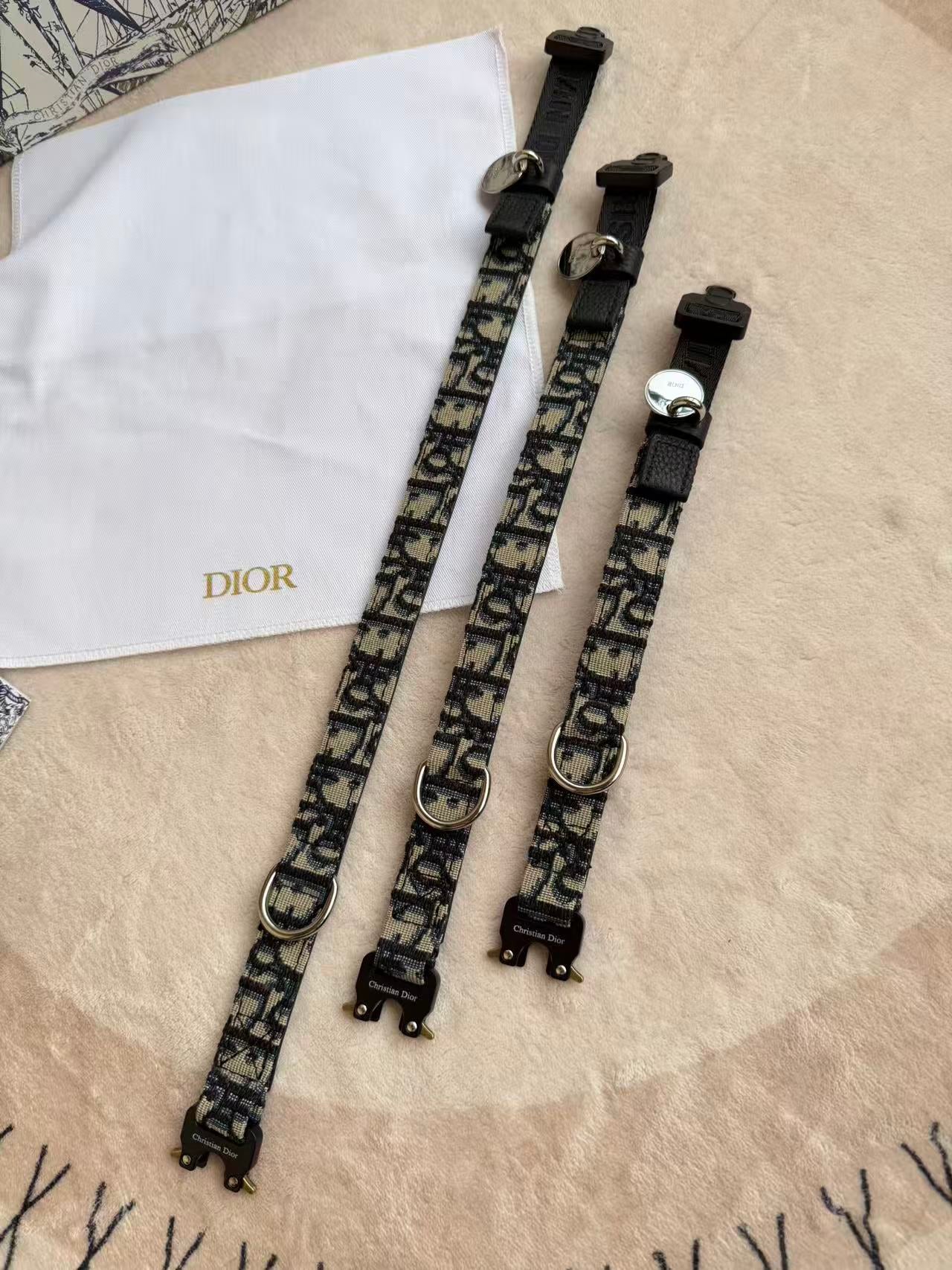 CHRISTIAN DOG COLLAR AND LEASH