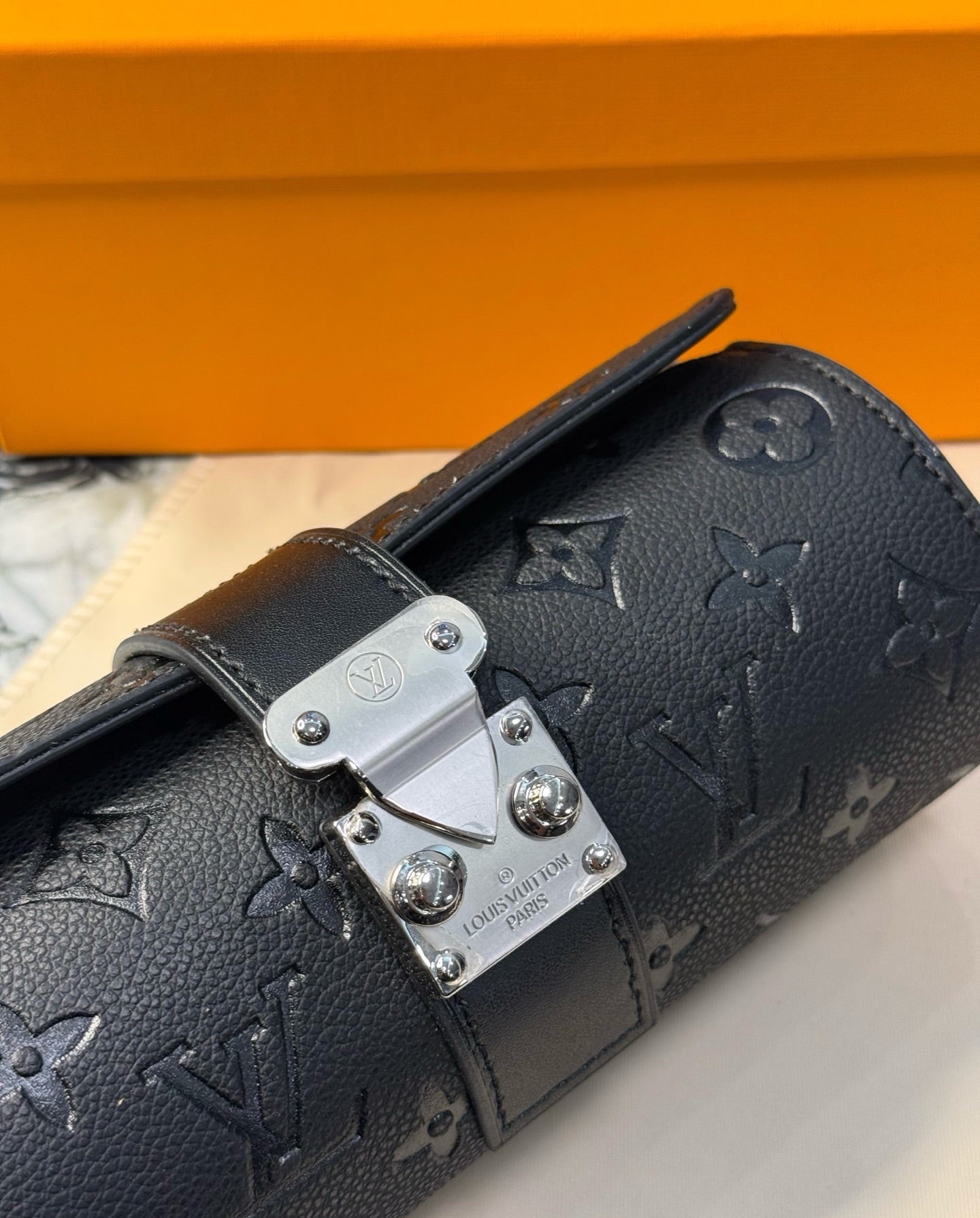LV MONOGRAM JEWELRY CASE (TRIPLE BLACK)
