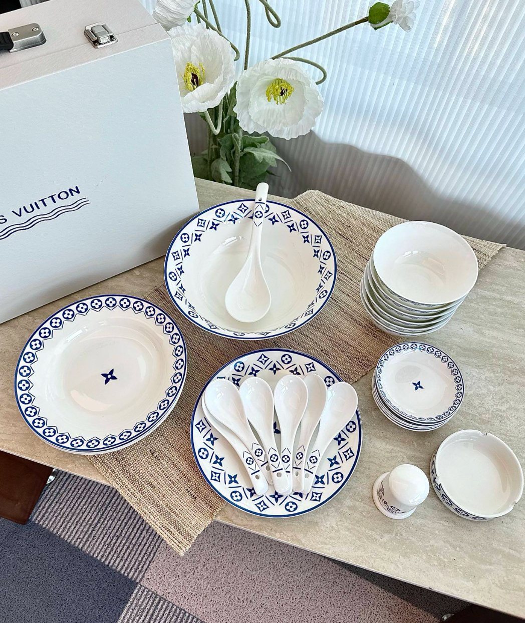 Customized Dining Tableware CUSTOM LV DINING TABLEWARE SET 2.0 – THE VAULT CHAMBER™