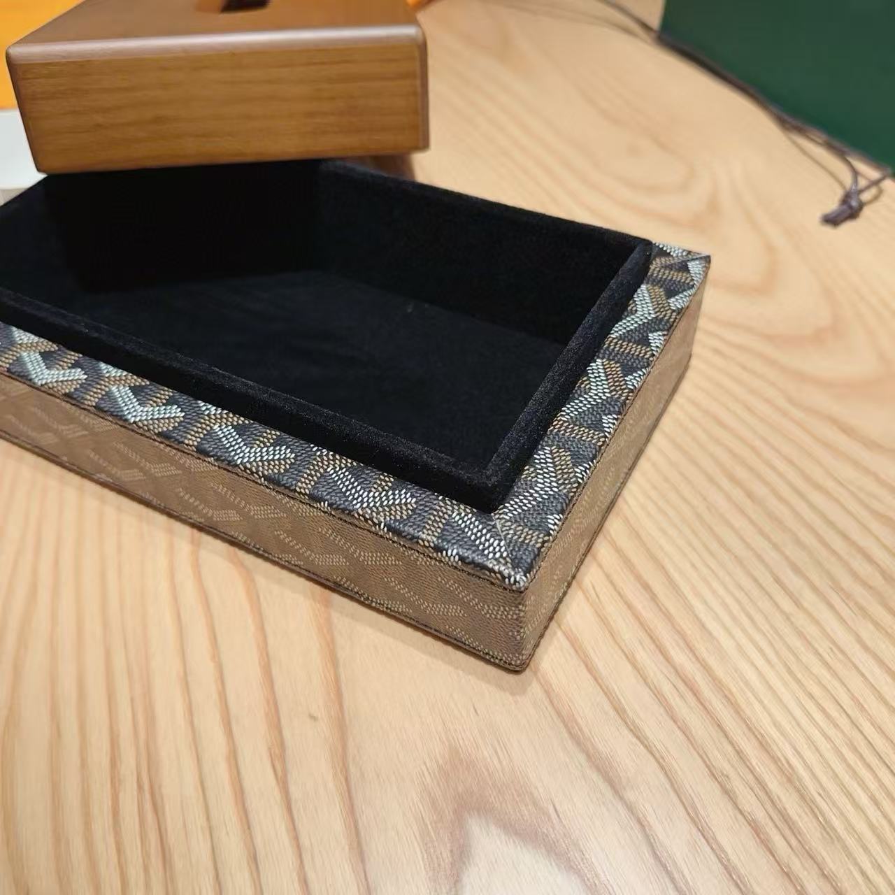 GOYARD TISSUE BOX COVER