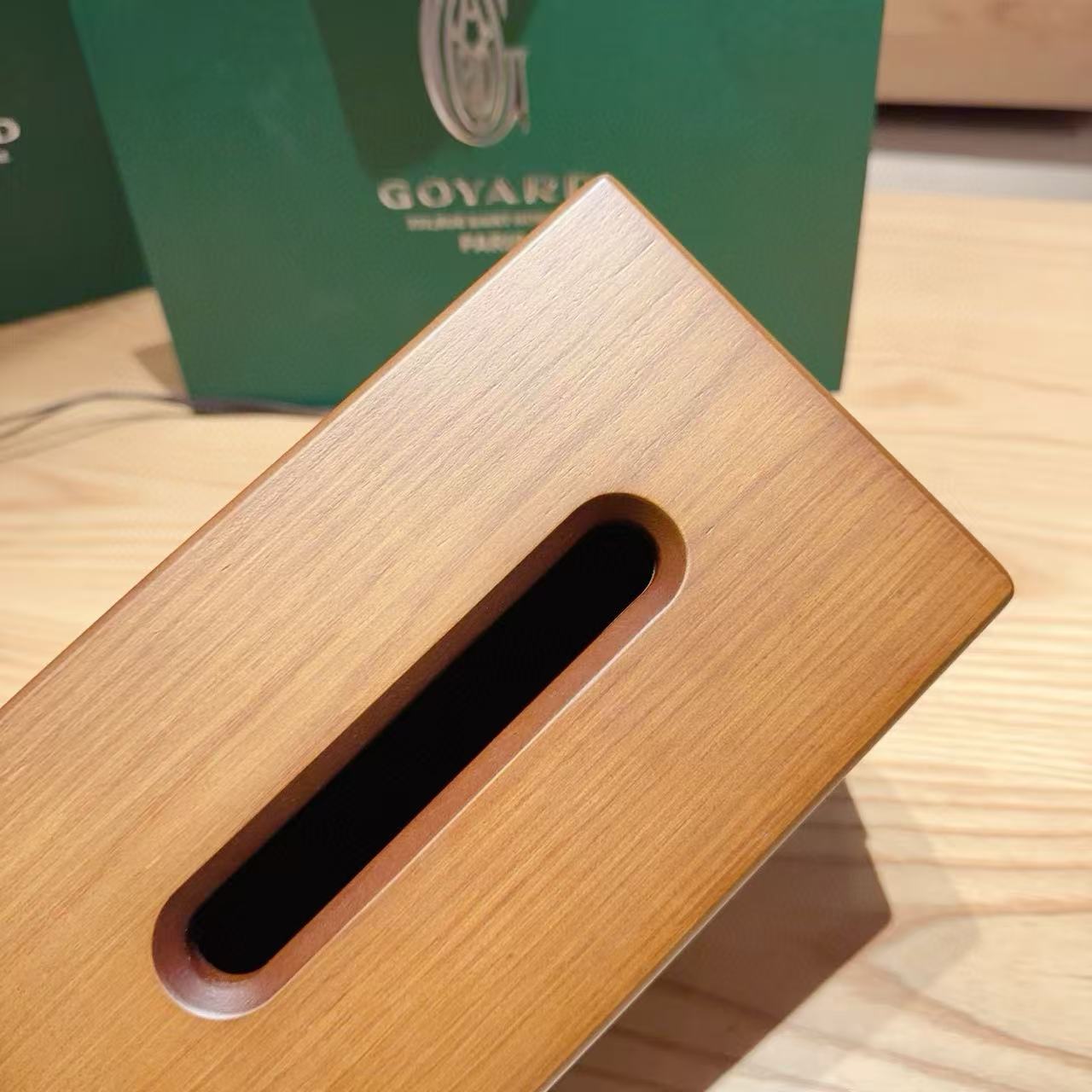 GOYARD TISSUE BOX COVER