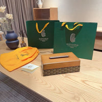 GOYARD TISSUE BOX COVER