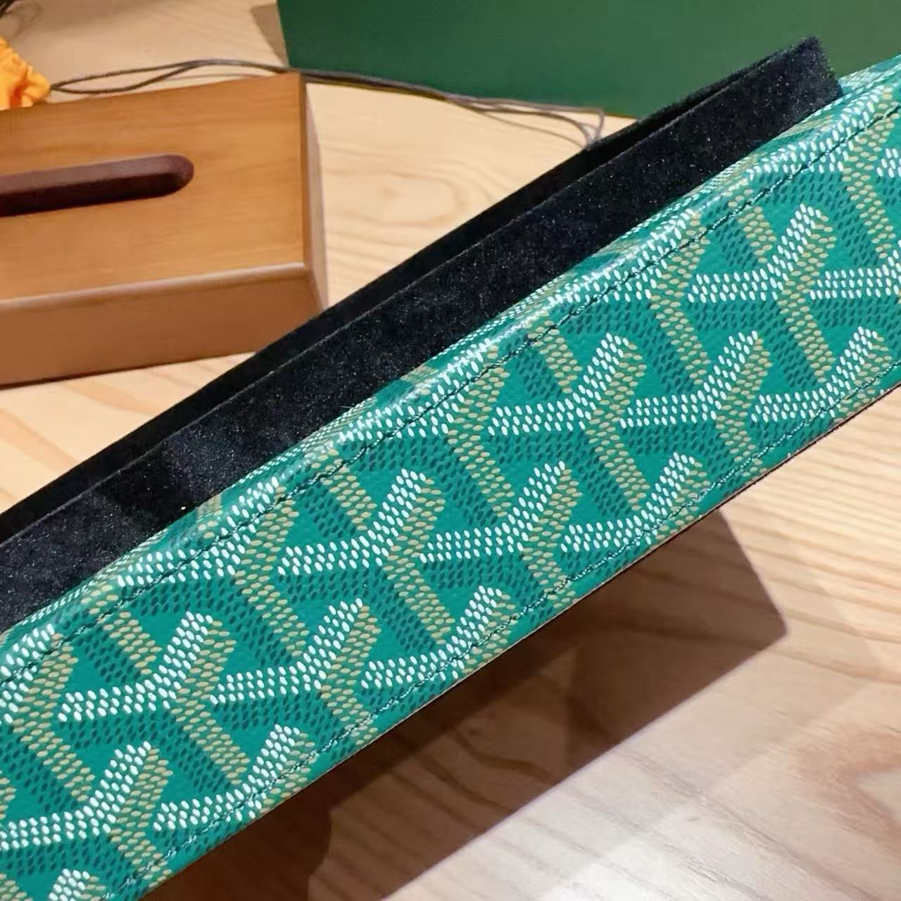 GOYARD TISSUE BOX COVER