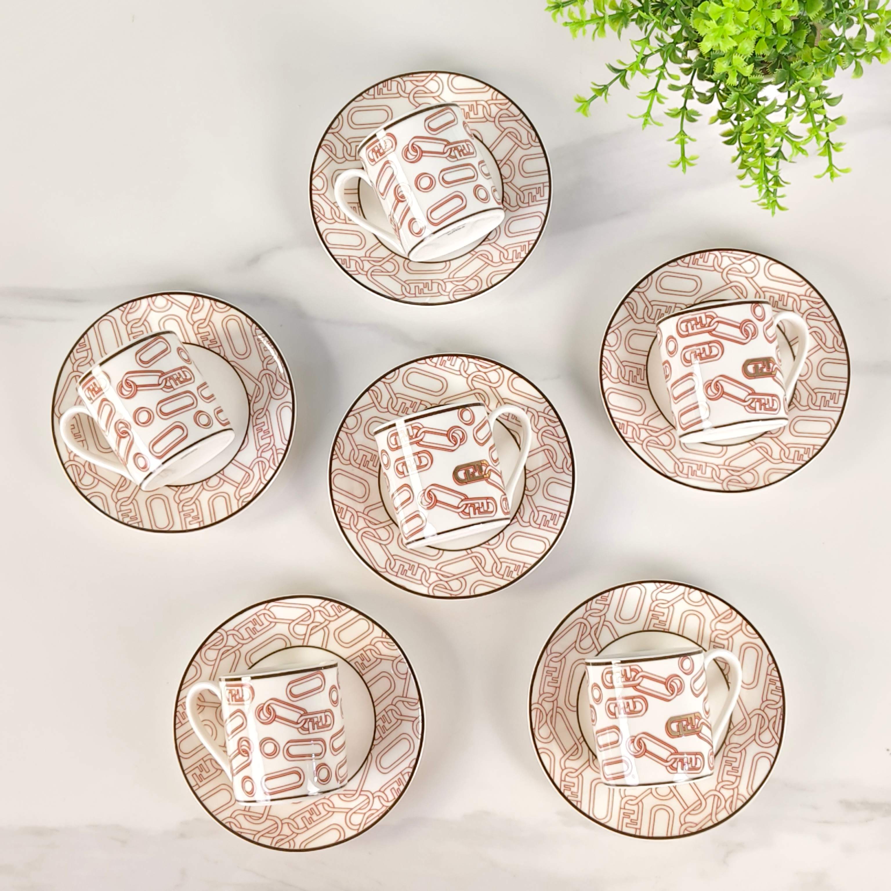 FENDI TEA CUP SET 2.0