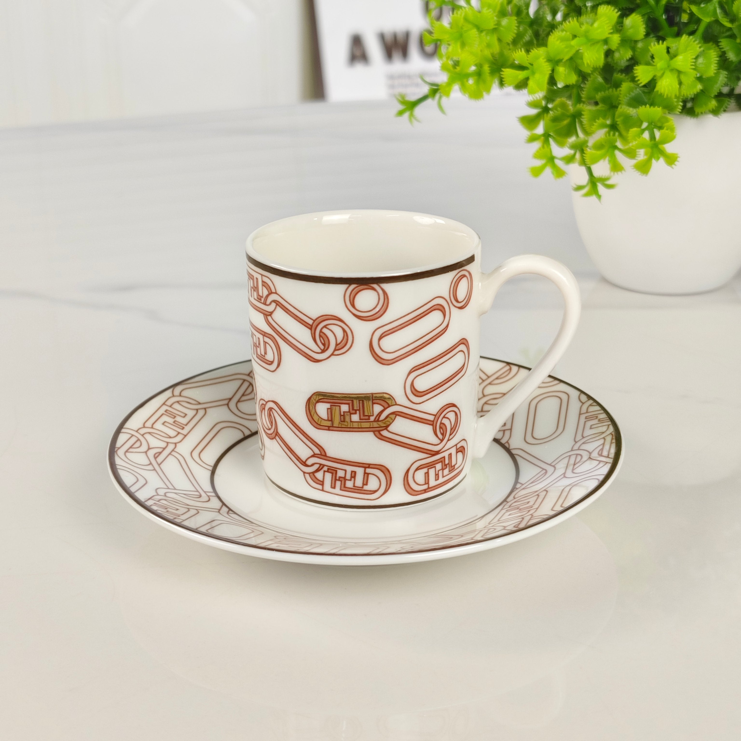 FENDI TEA CUP SET 2.0