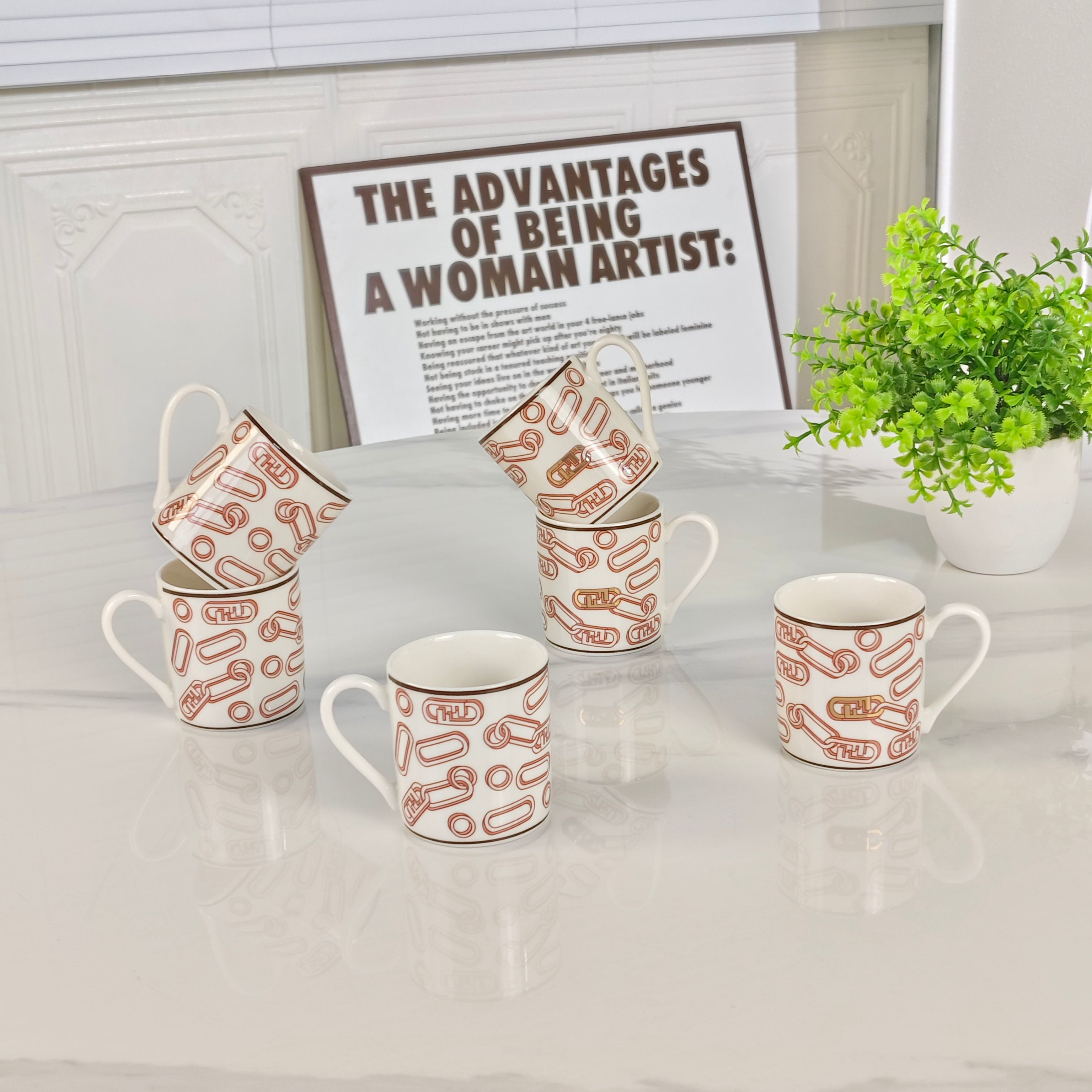 FENDI TEA CUP SET 2.0