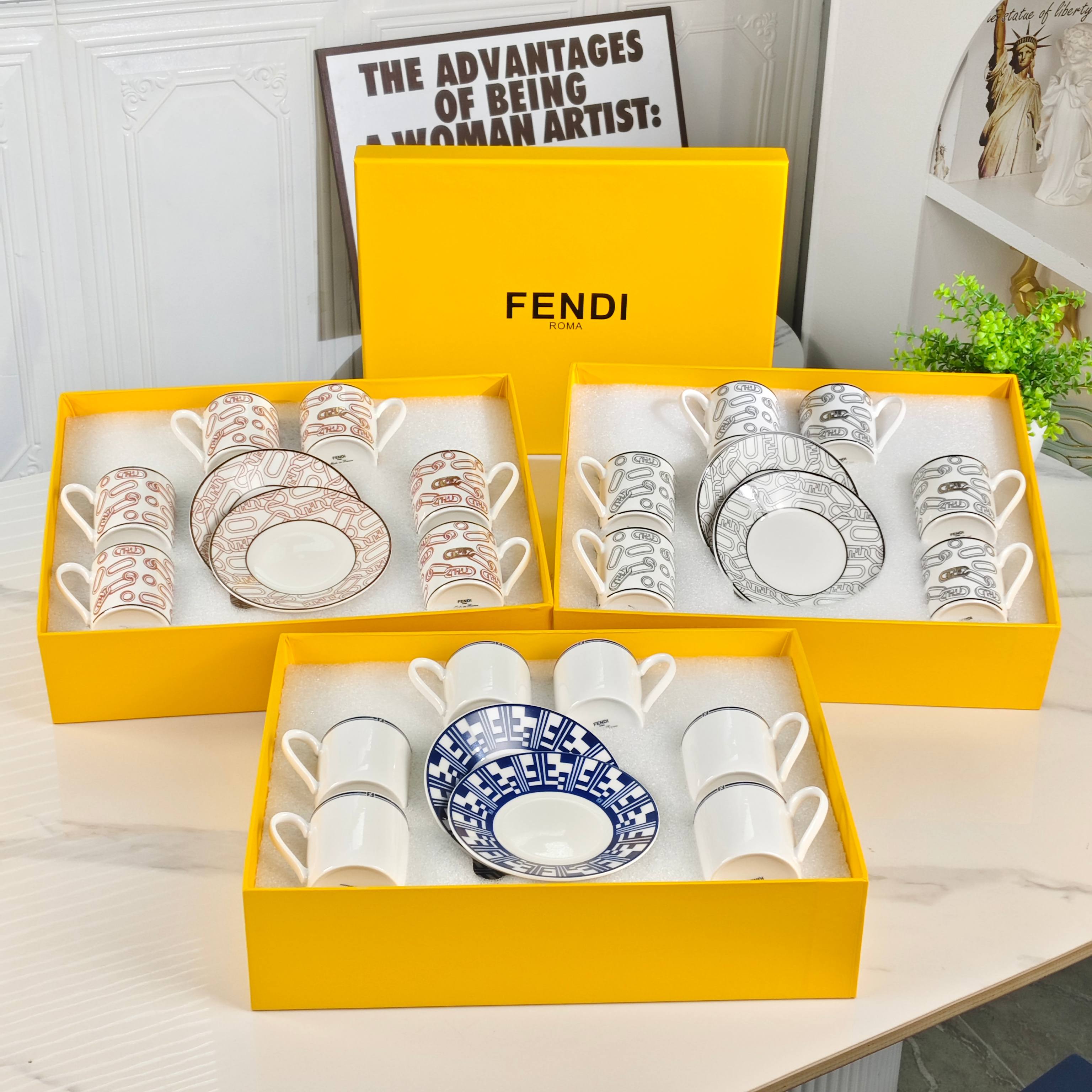 FENDI TEA CUP SET 2.0