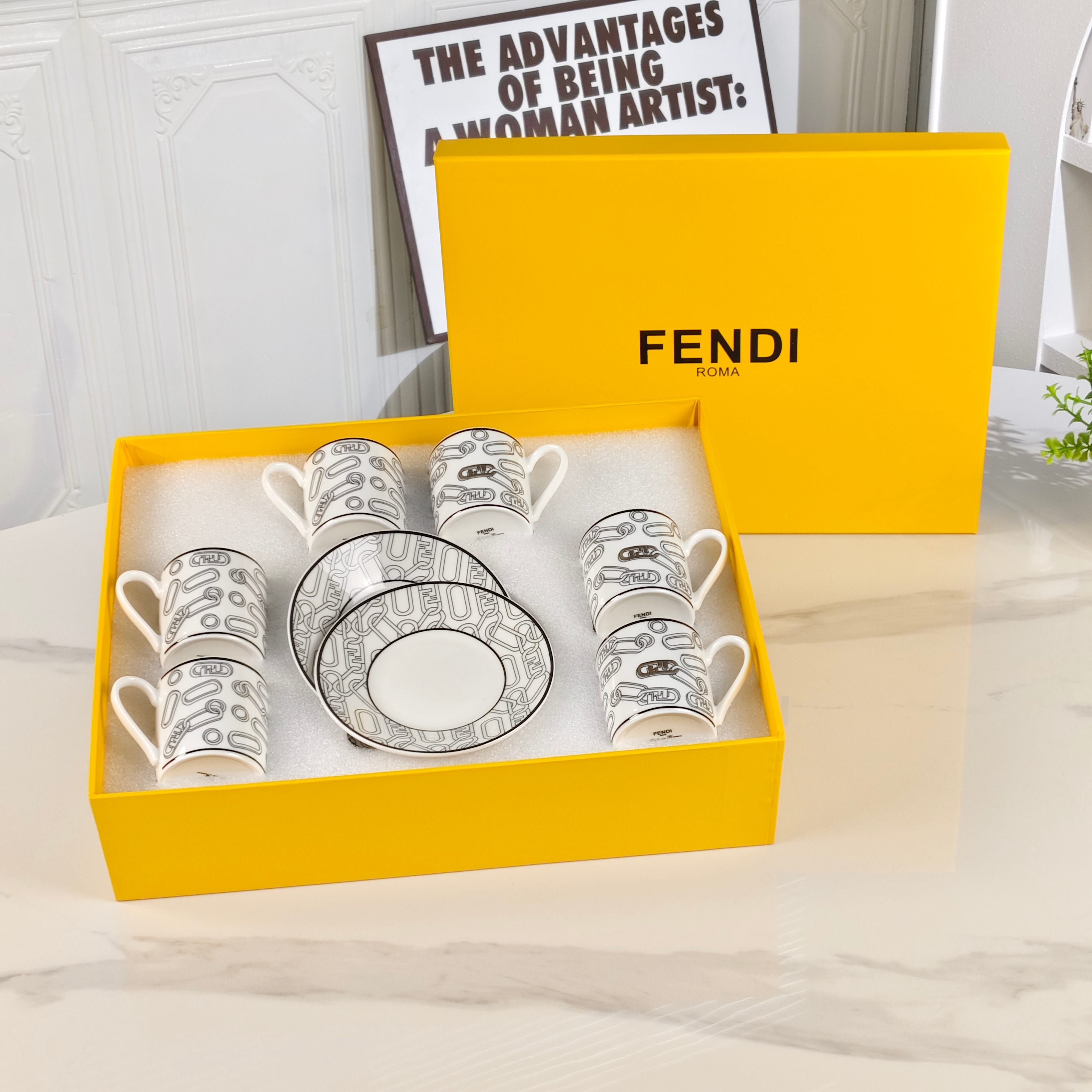 FENDI TEA CUP SET 2.0