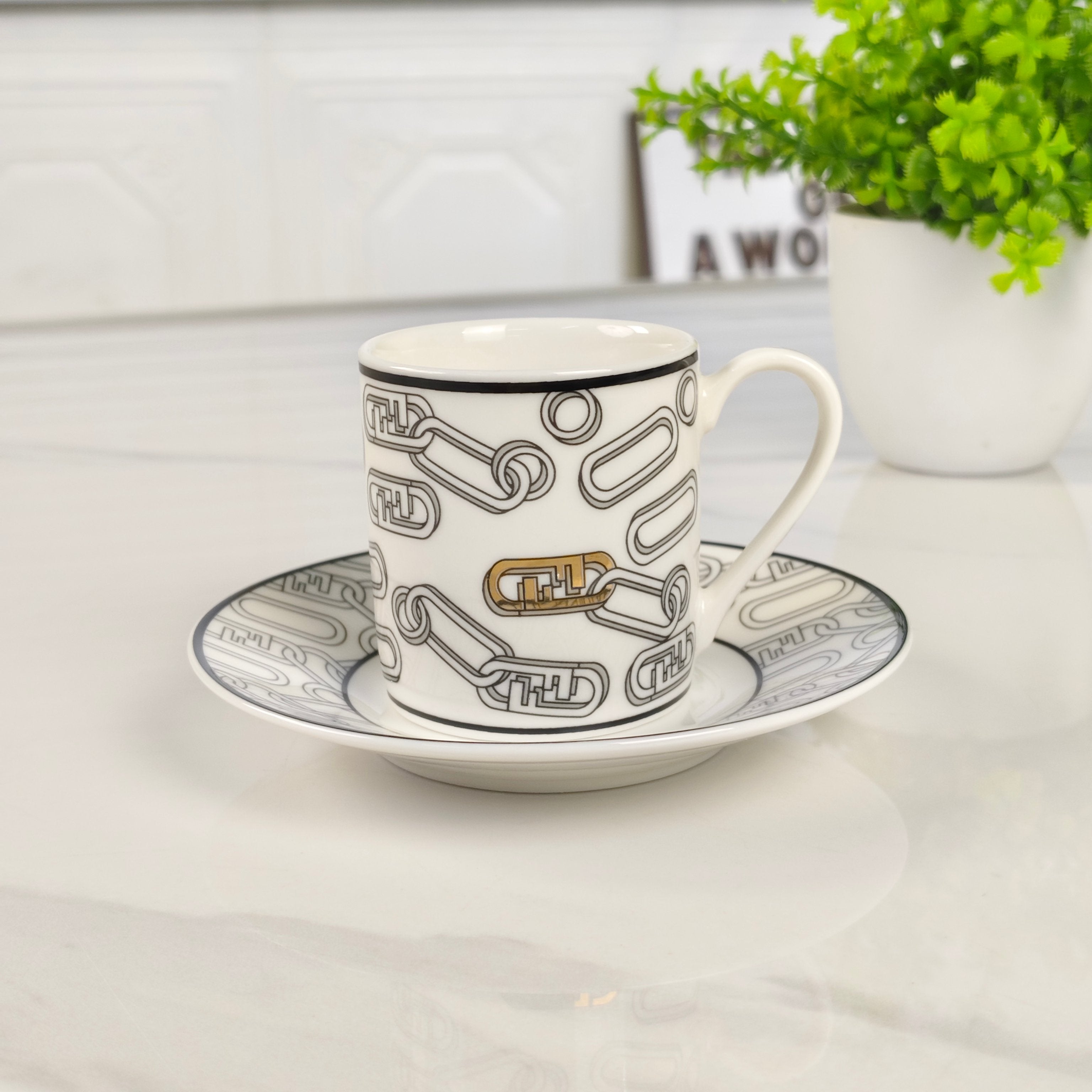 FENDI TEA CUP SET 2.0
