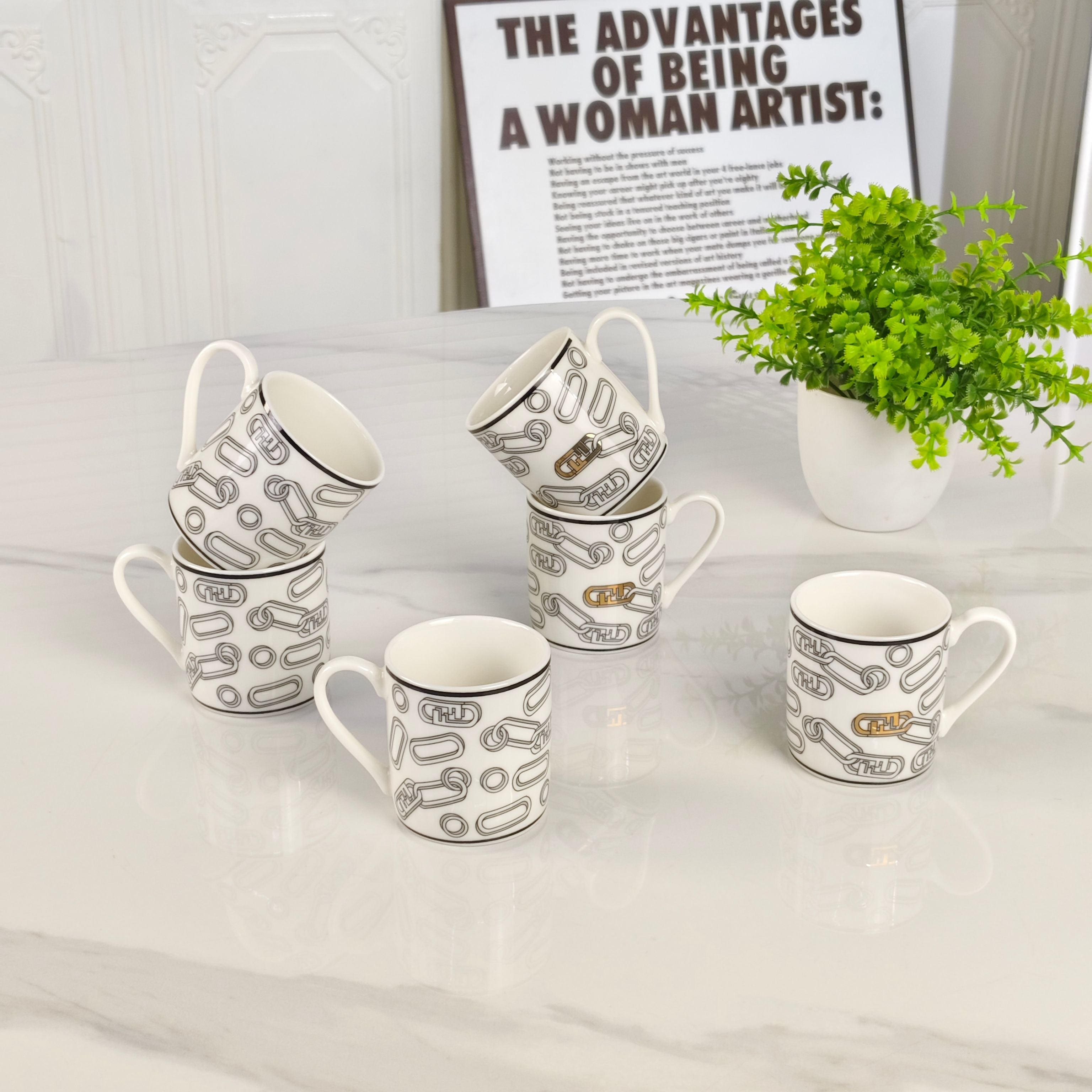FENDI TEA CUP SET 2.0