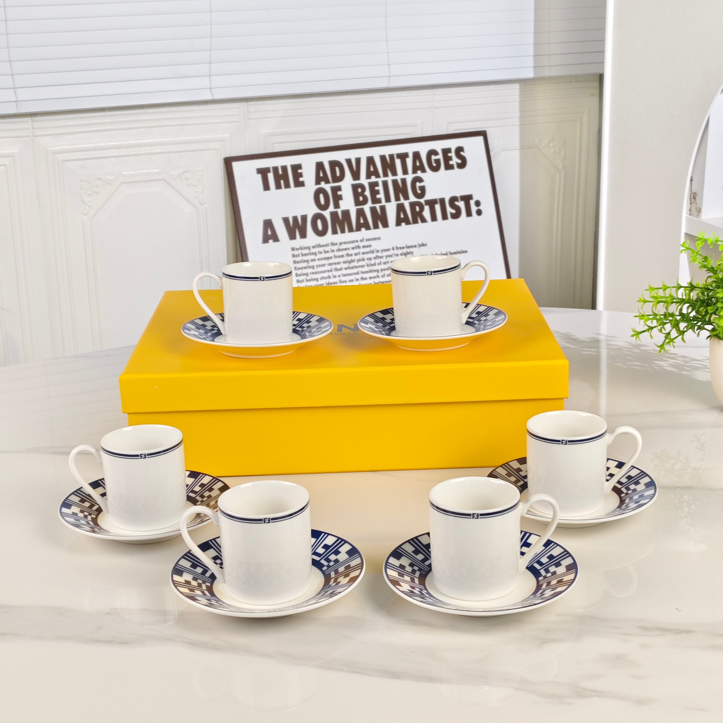 FENDI TEA CUP SET 1.0