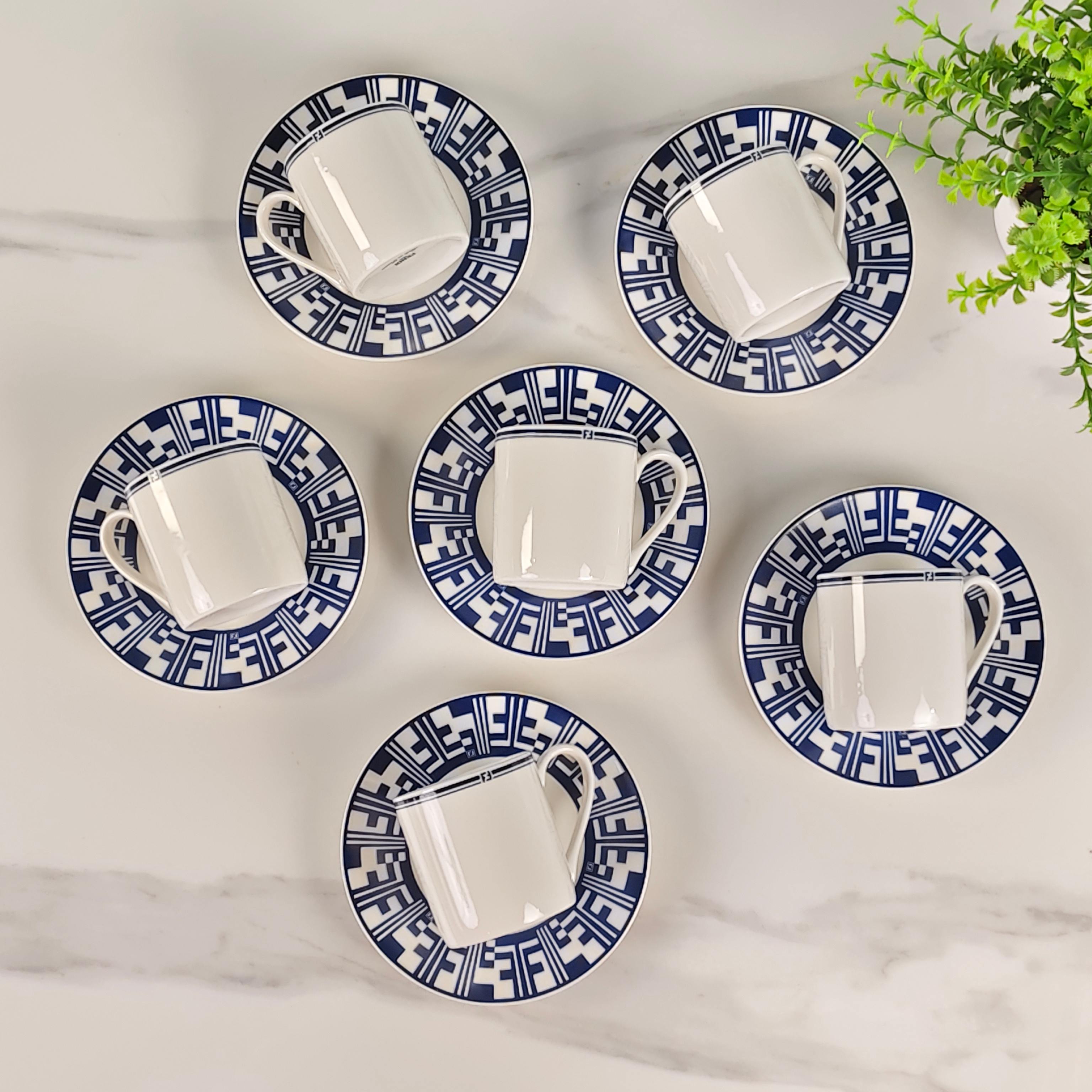 FENDI TEA CUP SET 1.0