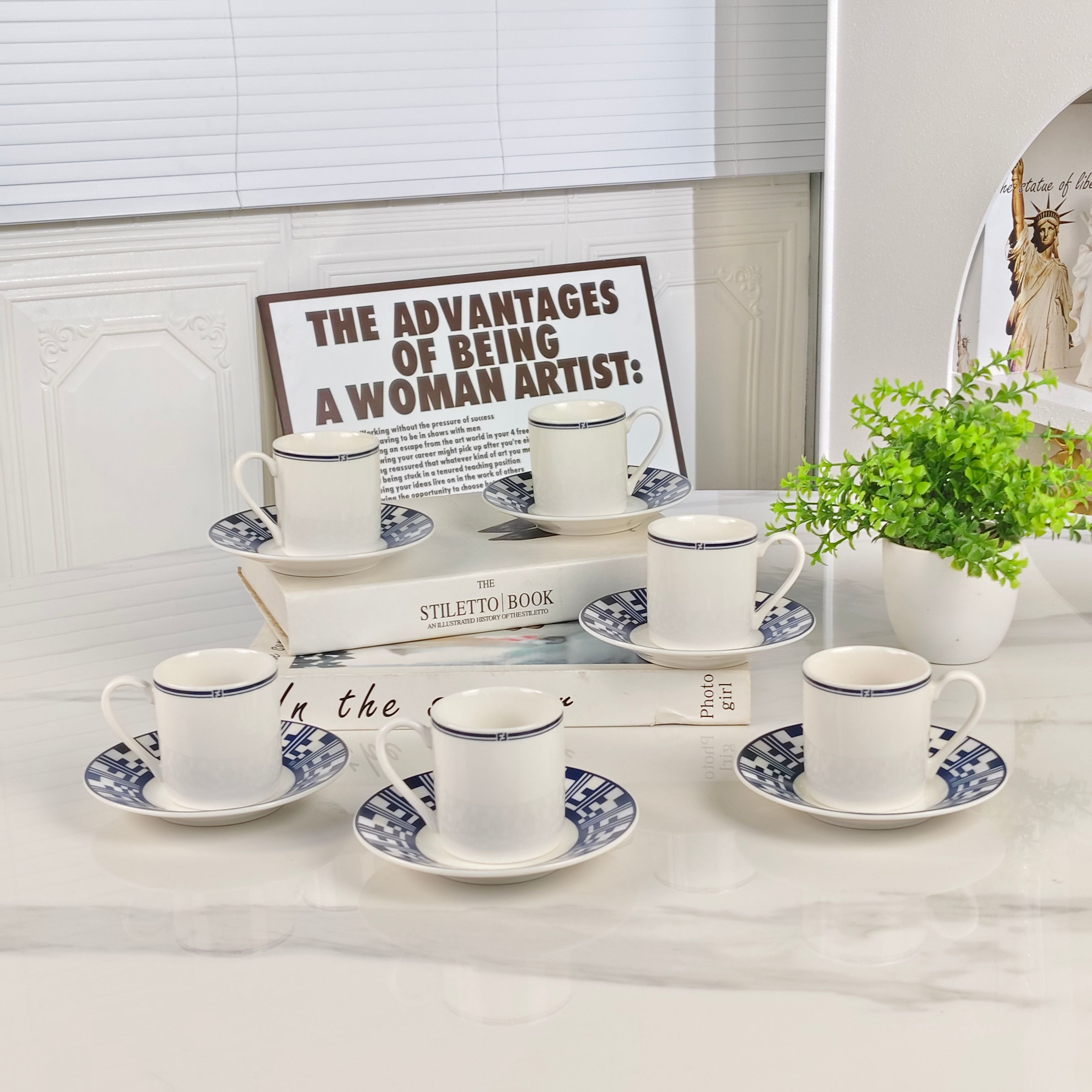 FENDI TEA CUP SET 1.0