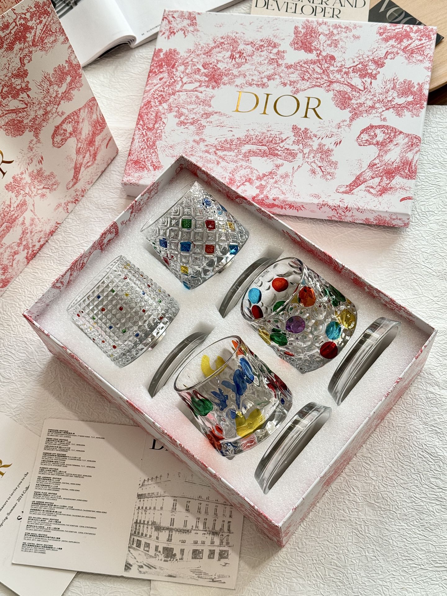 CHRISTIAN 4 ROTATING GLASS SET 2.0