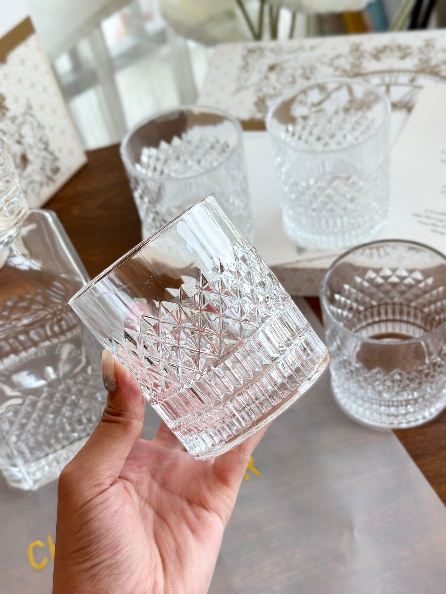 CHRISTIAN WHISKEY DECANTER SET