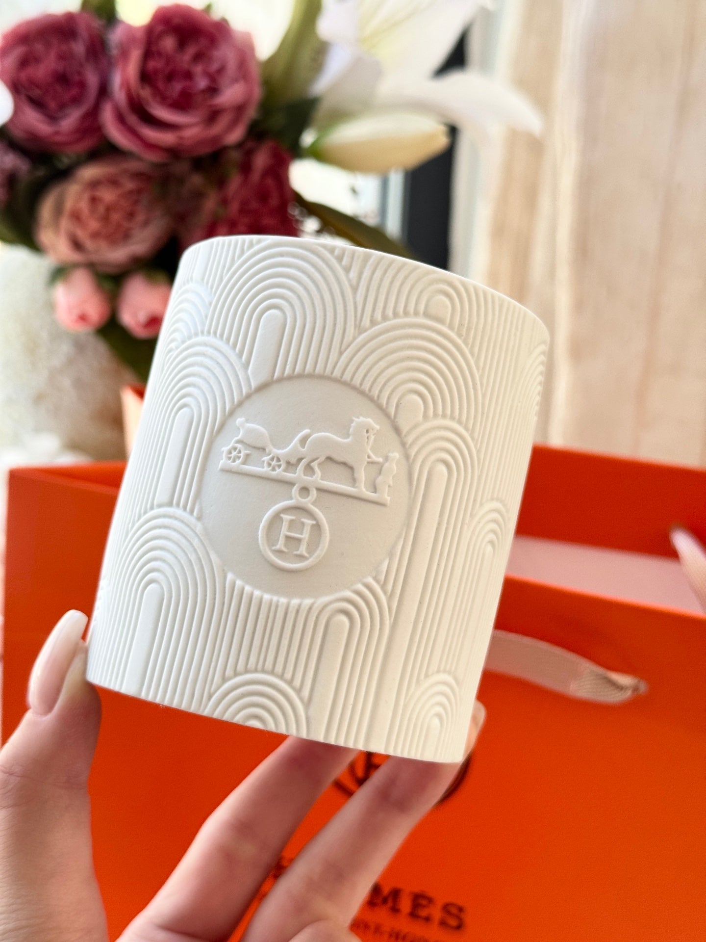 HERMES SCENTED CANDLES SET 2.0