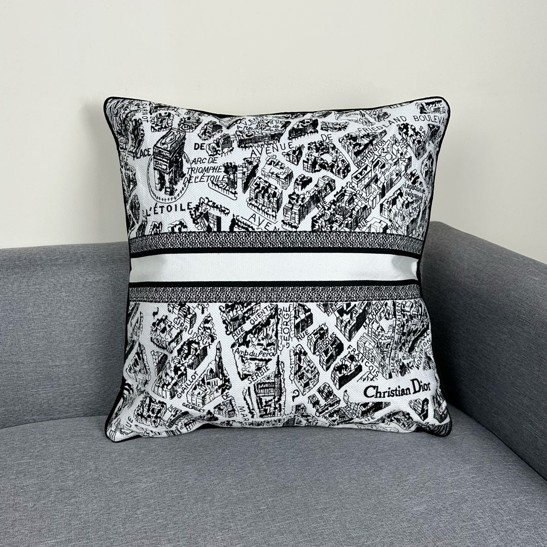 CHRISTIAN PLAN DE PARIS PILLOW