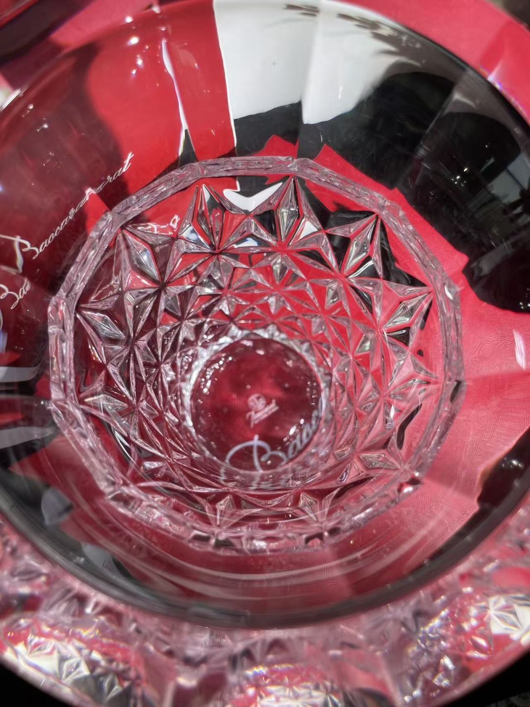 BACCARAT CRYSTAL FLOWER VASE
