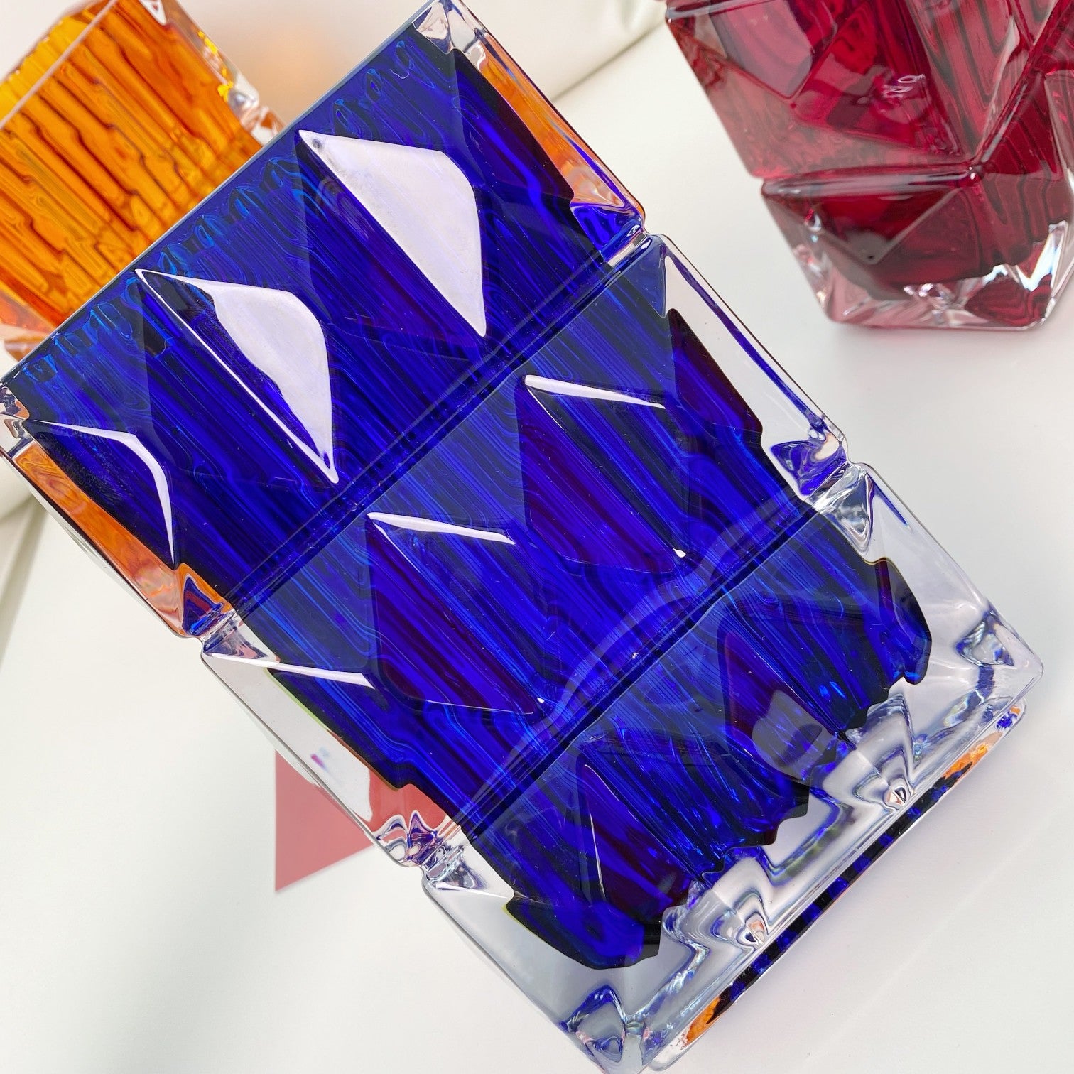 BACCARAT LOUXOR RECTANGLE FLOWER VASE