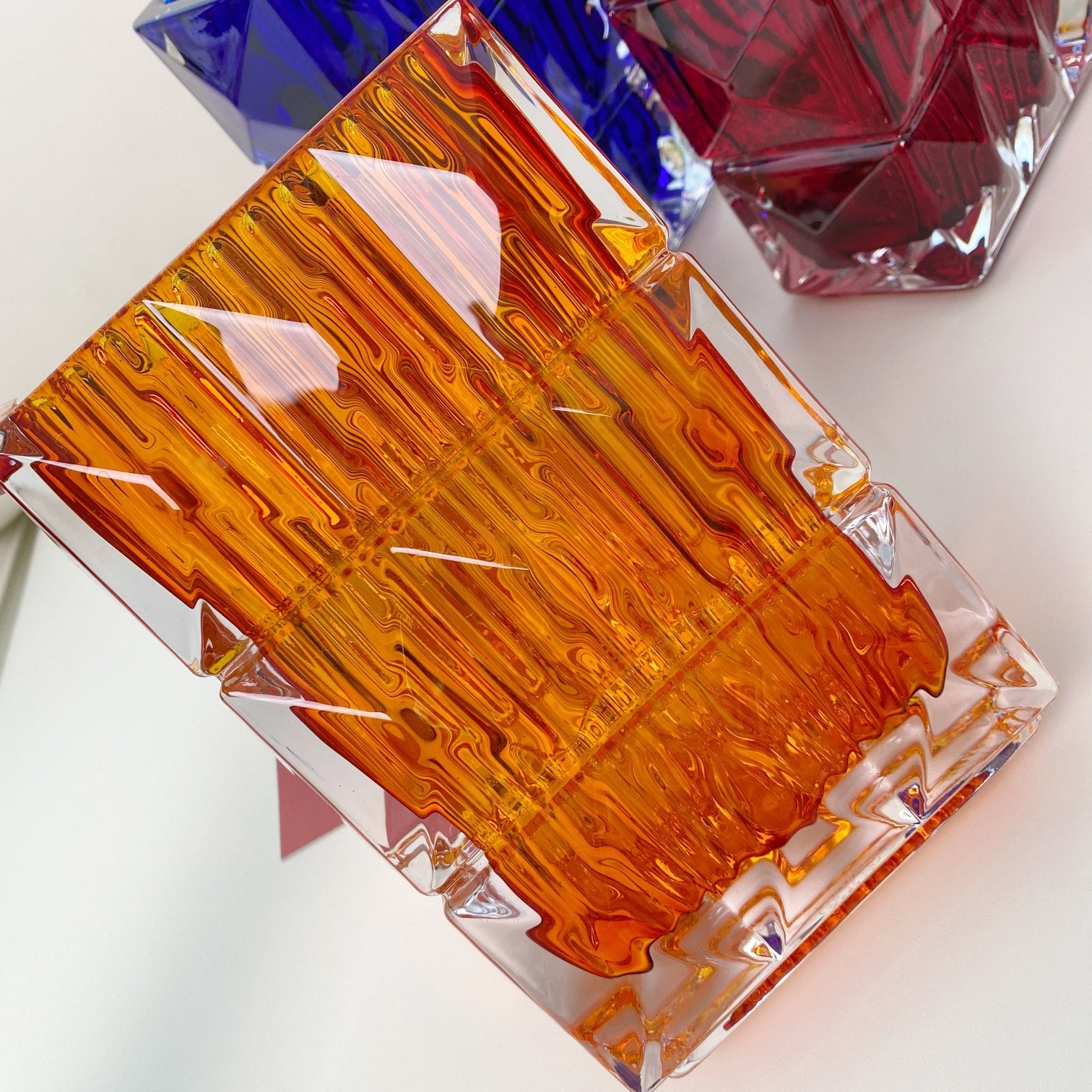 BACCARAT LOUXOR RECTANGLE FLOWER VASE