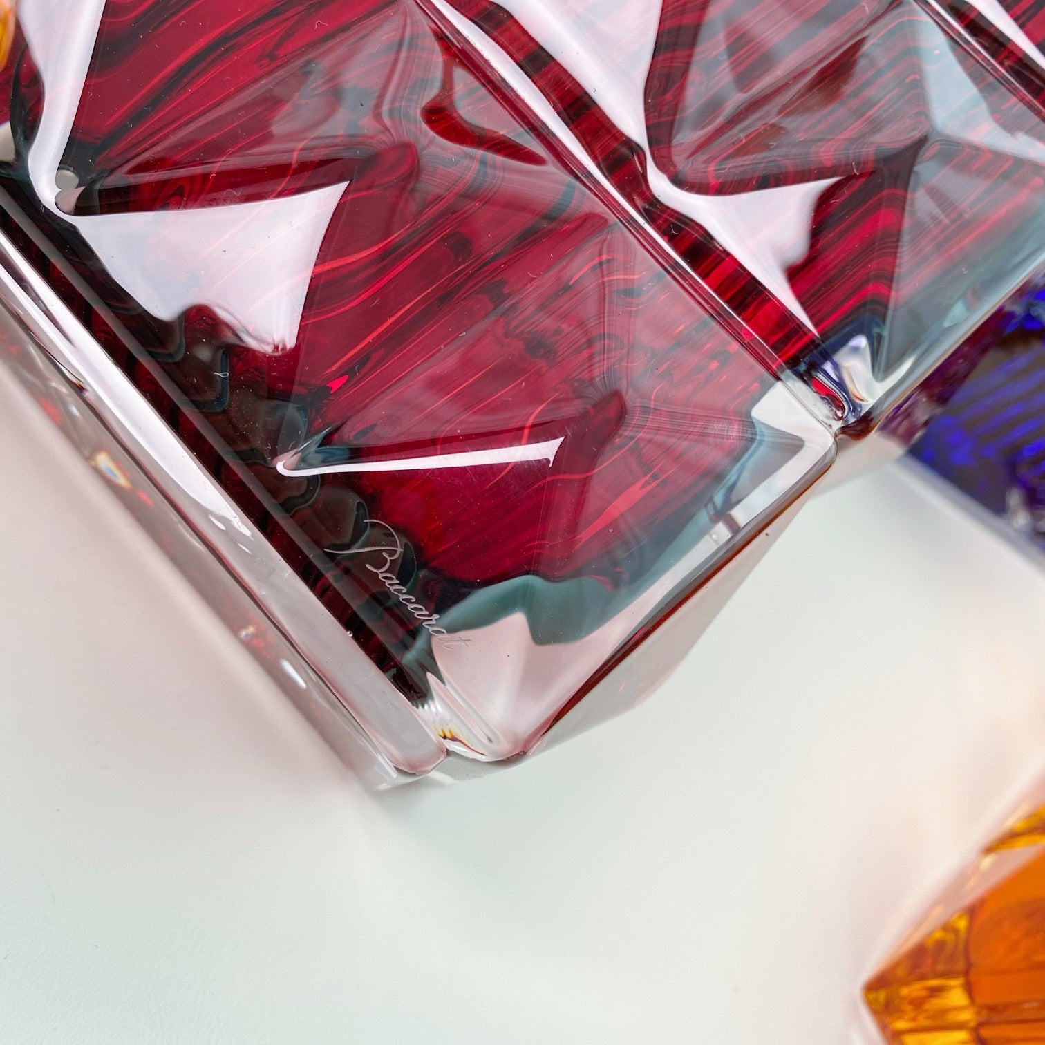 BACCARAT LOUXOR RECTANGLE FLOWER VASE
