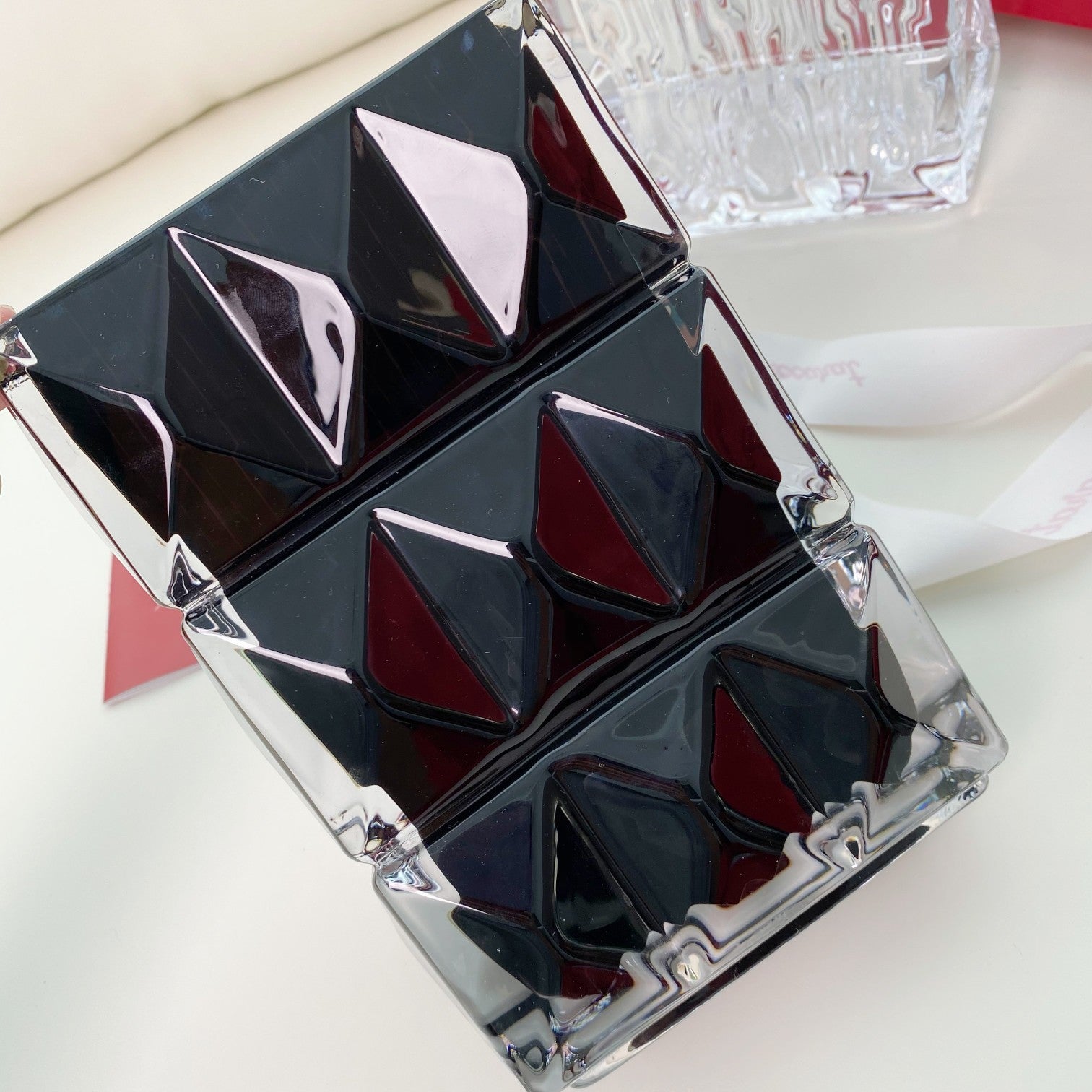BACCARAT LOUXOR RECTANGLE FLOWER VASE