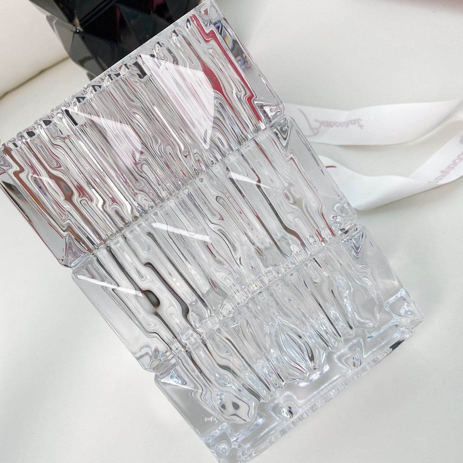 BACCARAT LOUXOR RECTANGLE FLOWER VASE