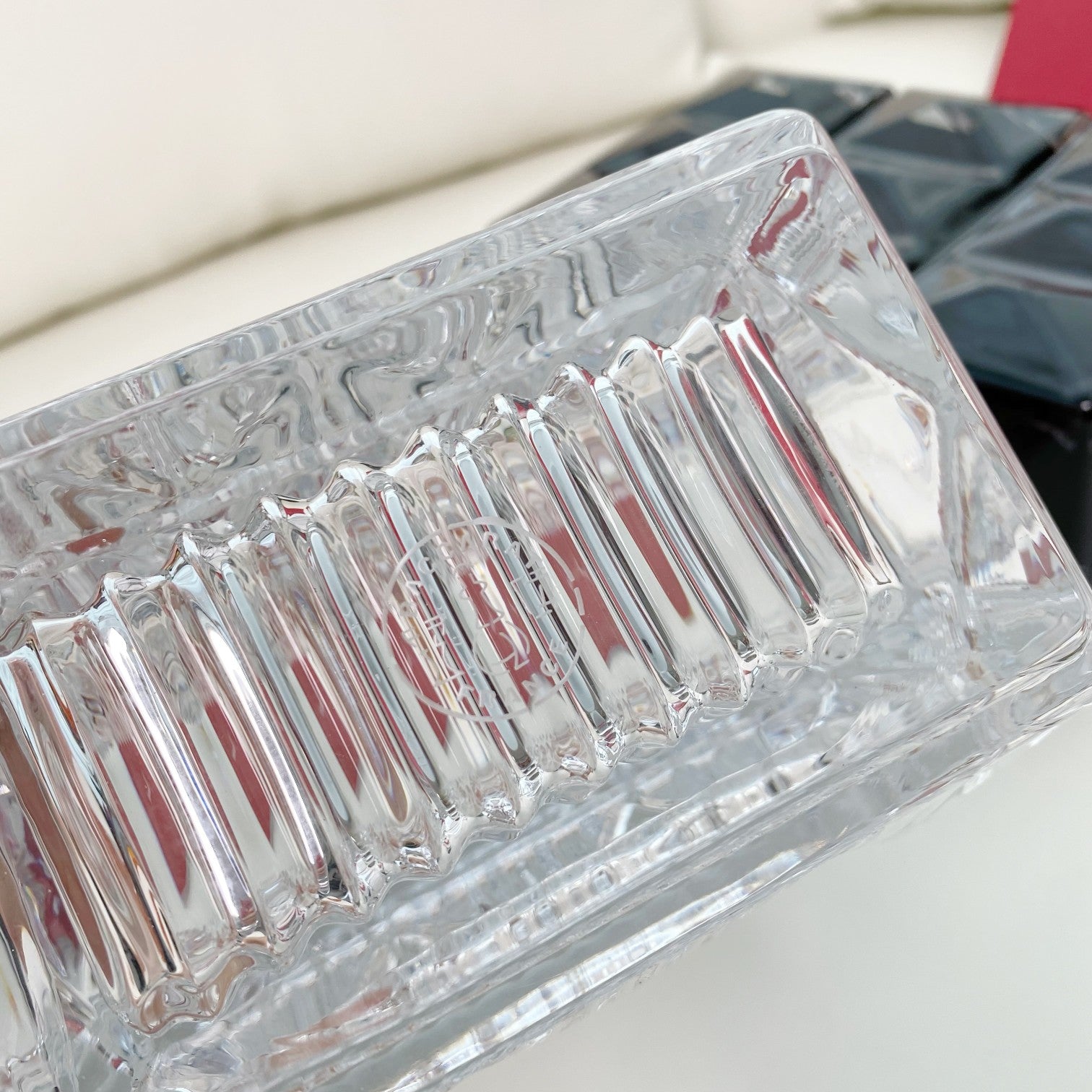BACCARAT LOUXOR RECTANGLE FLOWER VASE