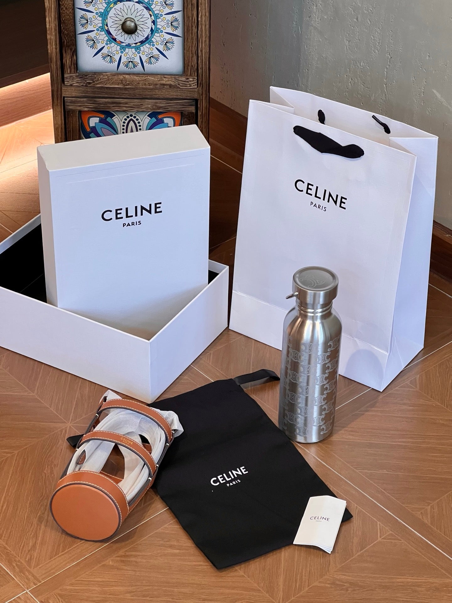 CELINE TRIOMPHE STEEL BOTTLE