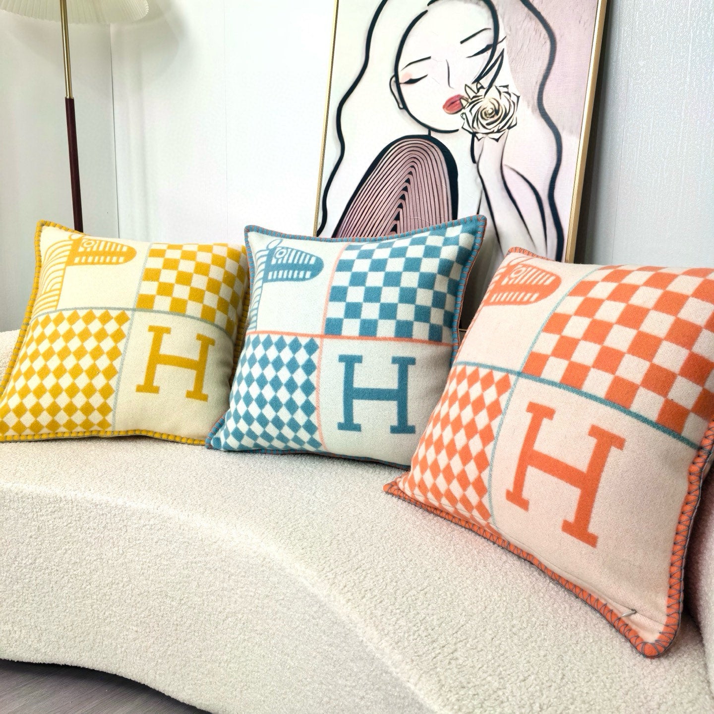 HERMES AVALON THROW PILLOW