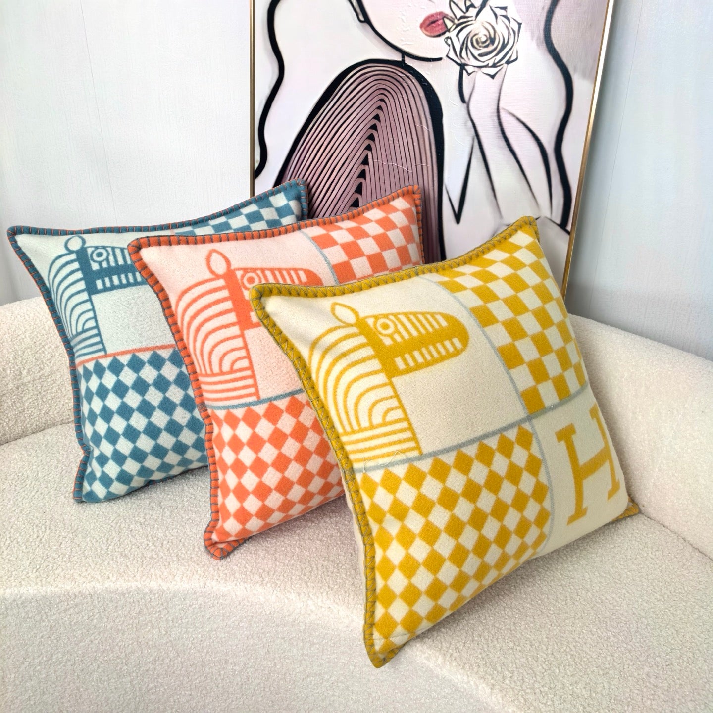 HERMES AVALON THROW PILLOW