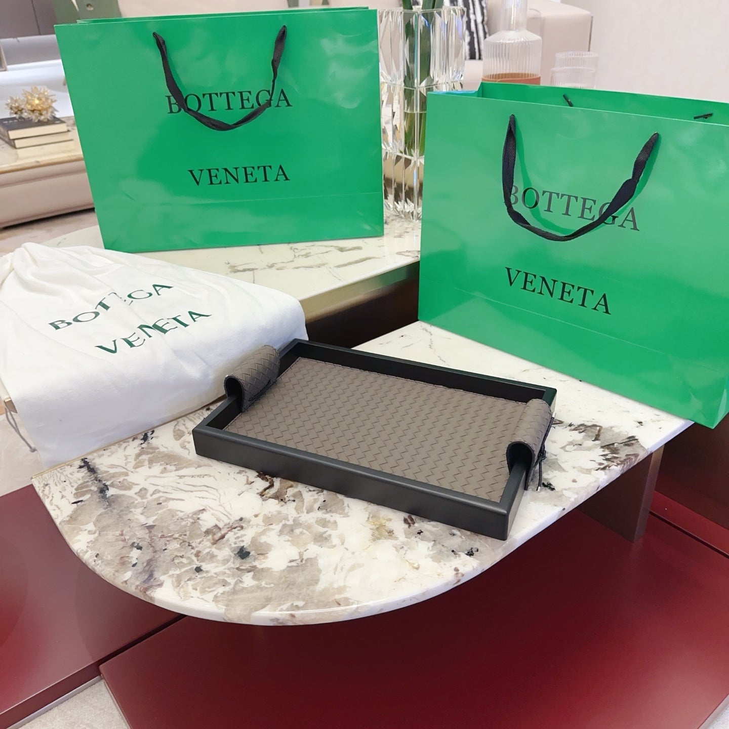 BOTTEGA SERVING TRAY SET
