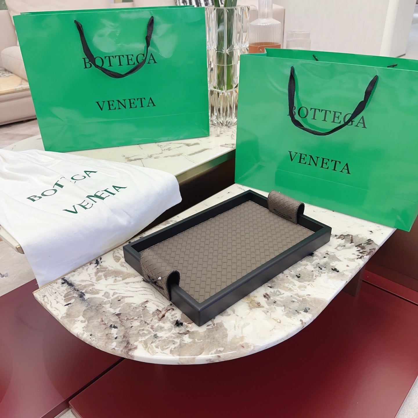 BOTTEGA SERVING TRAY SET