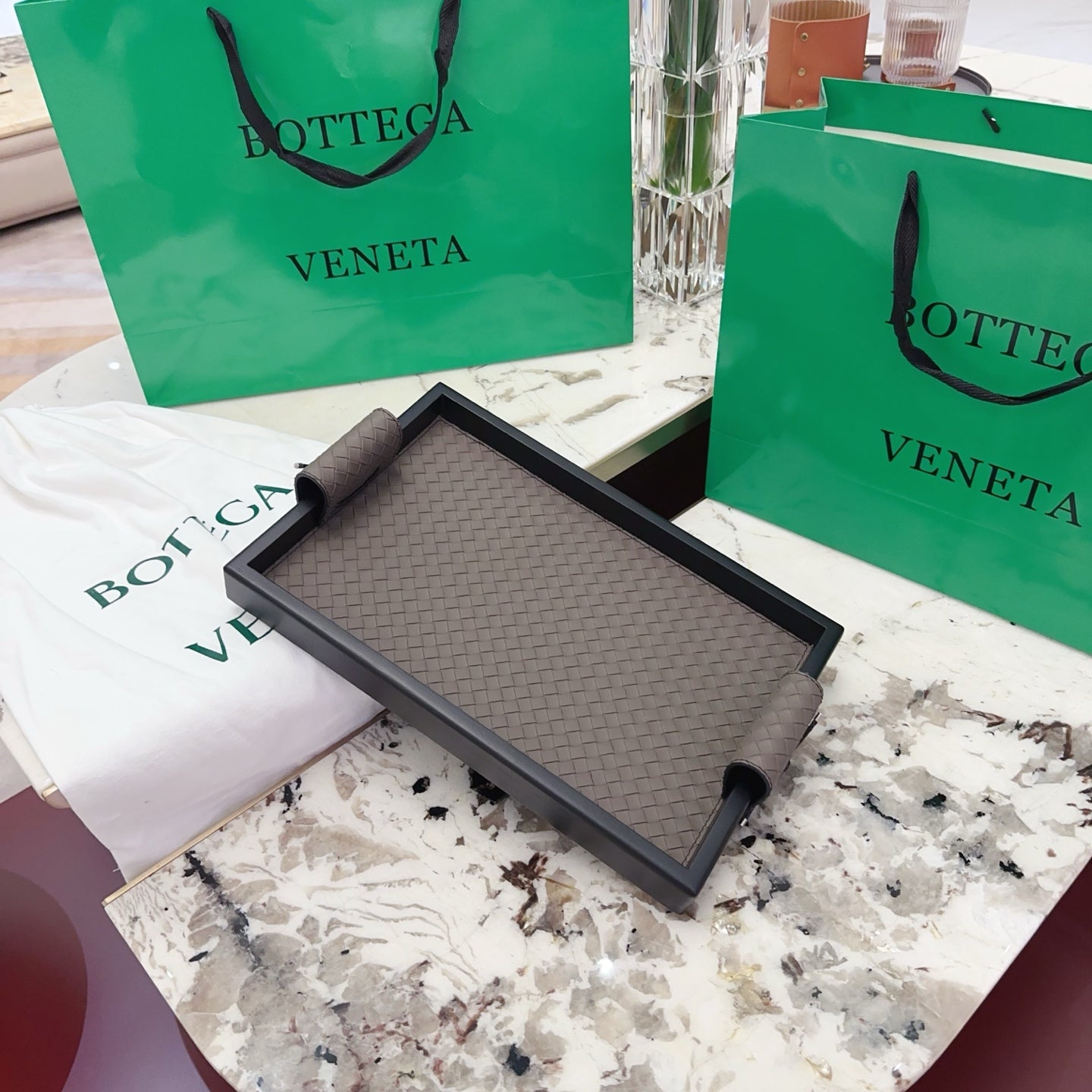 BOTTEGA SERVING TRAY SET