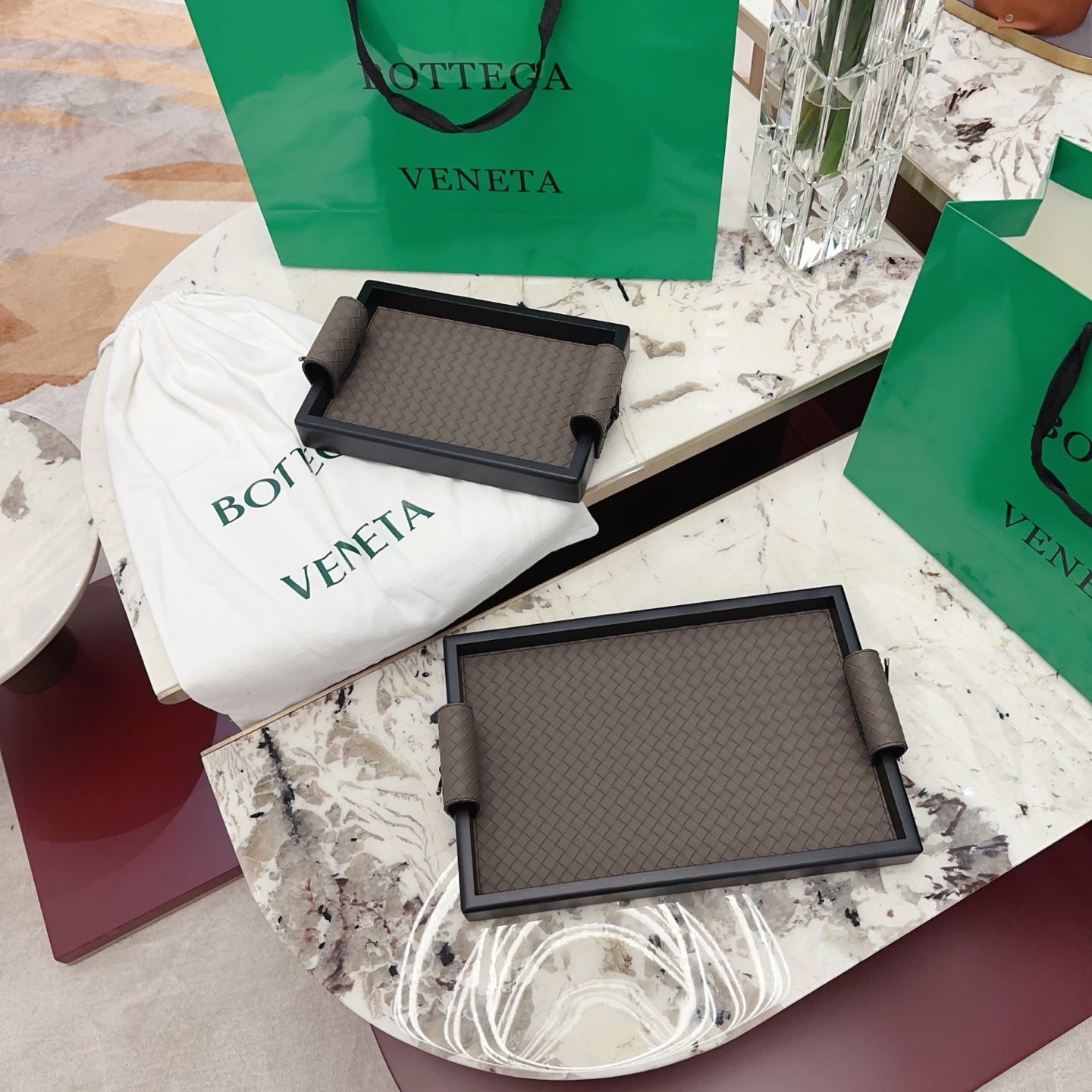 BOTTEGA SERVING TRAY SET