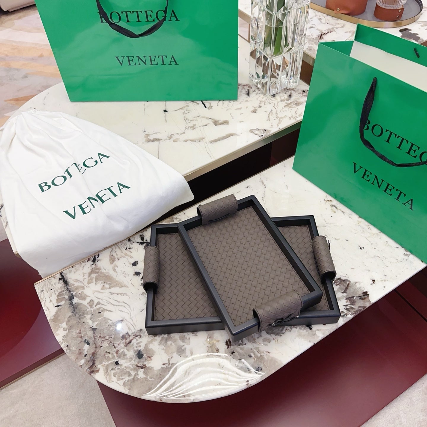 BOTTEGA SERVING TRAY SET