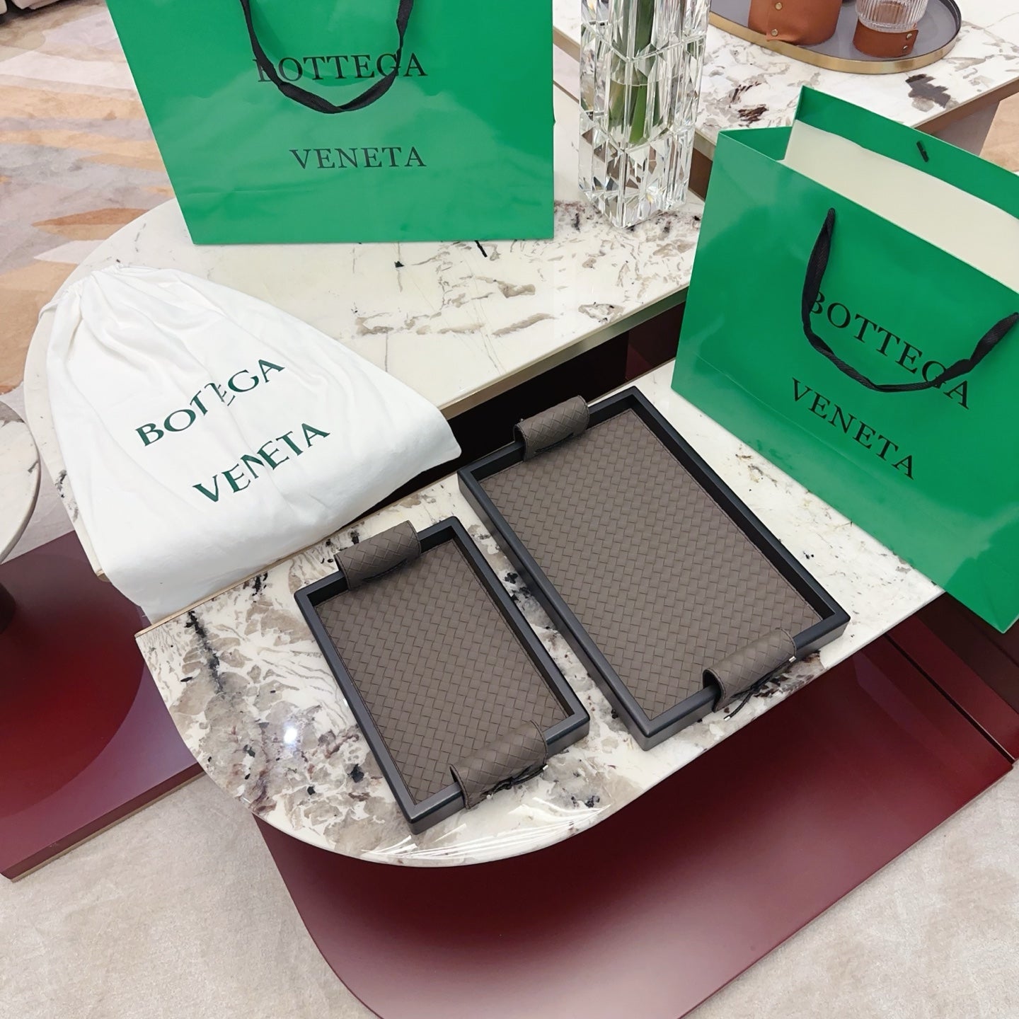 BOTTEGA SERVING TRAY SET