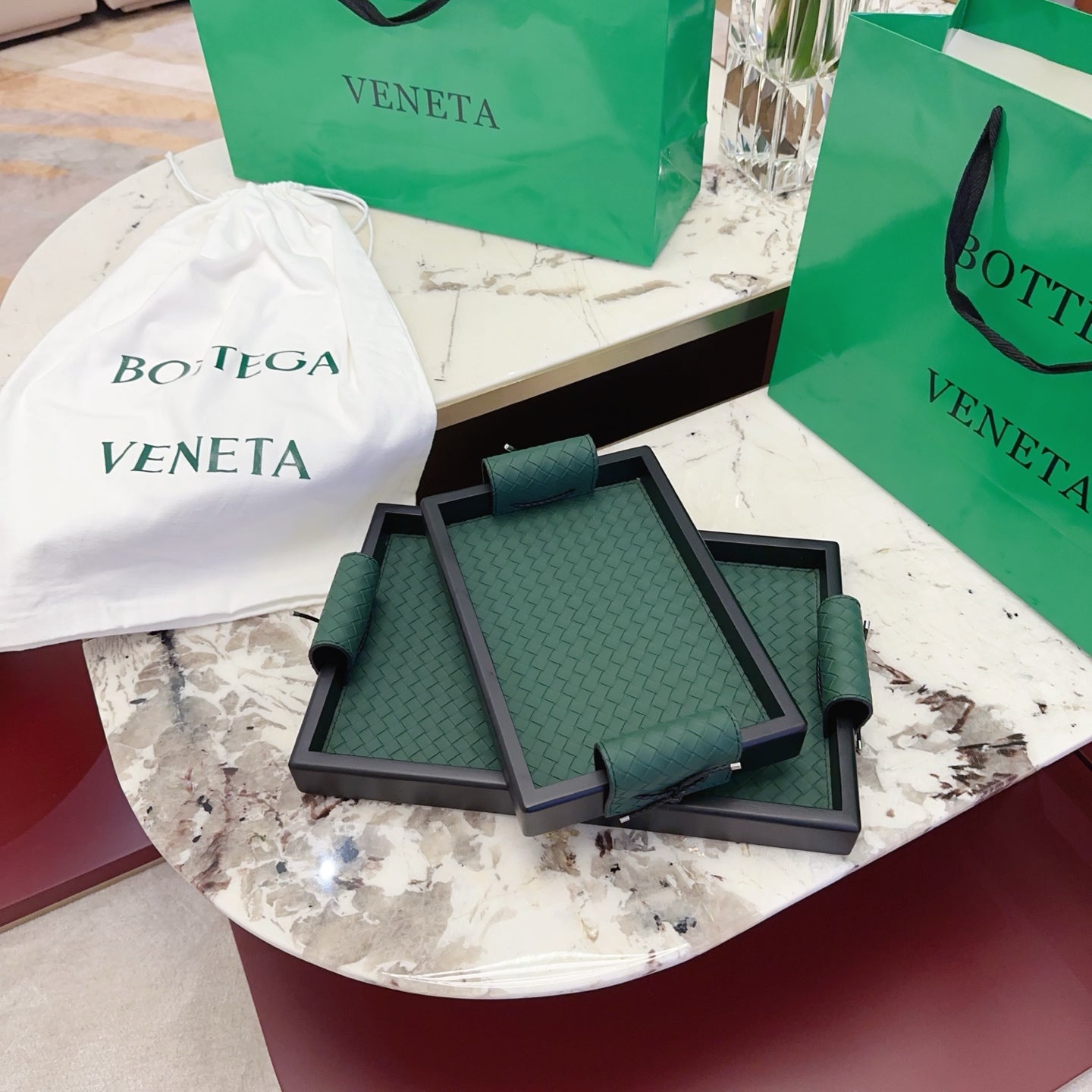 BOTTEGA SERVING TRAY SET