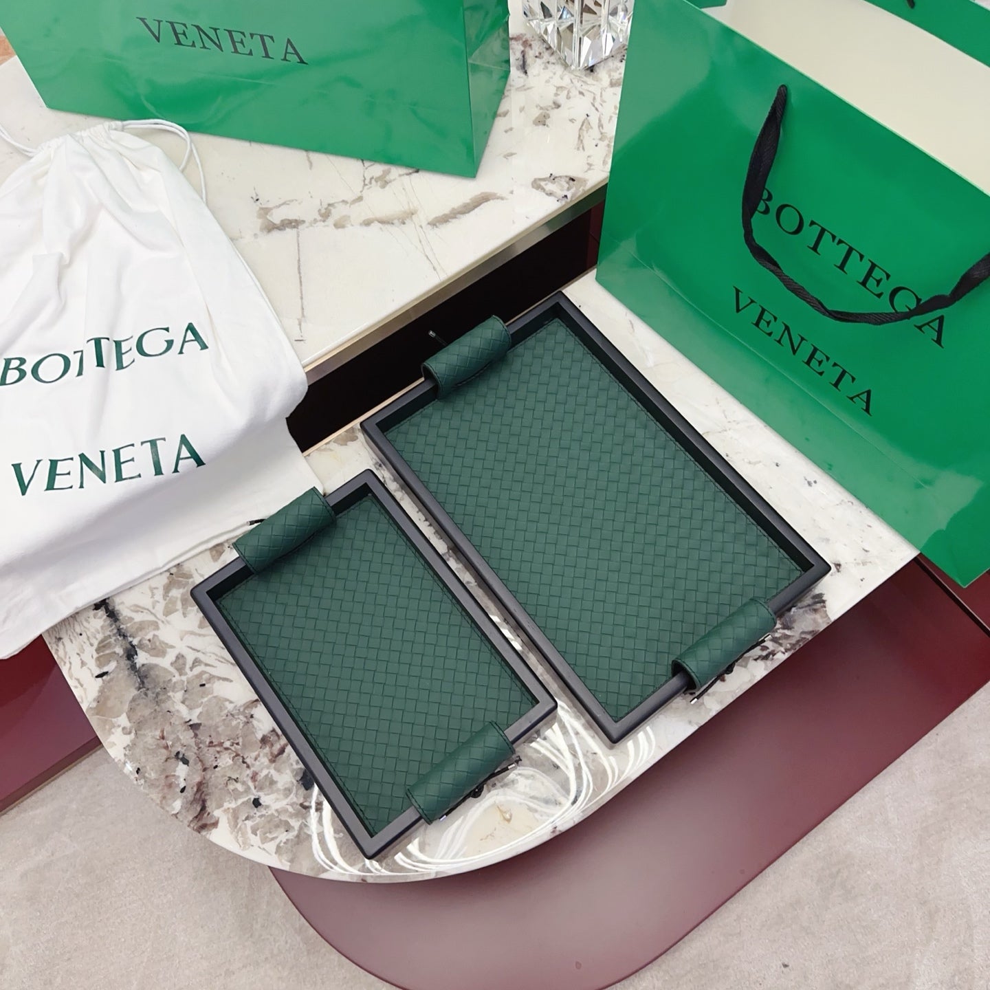 BOTTEGA SERVING TRAY SET