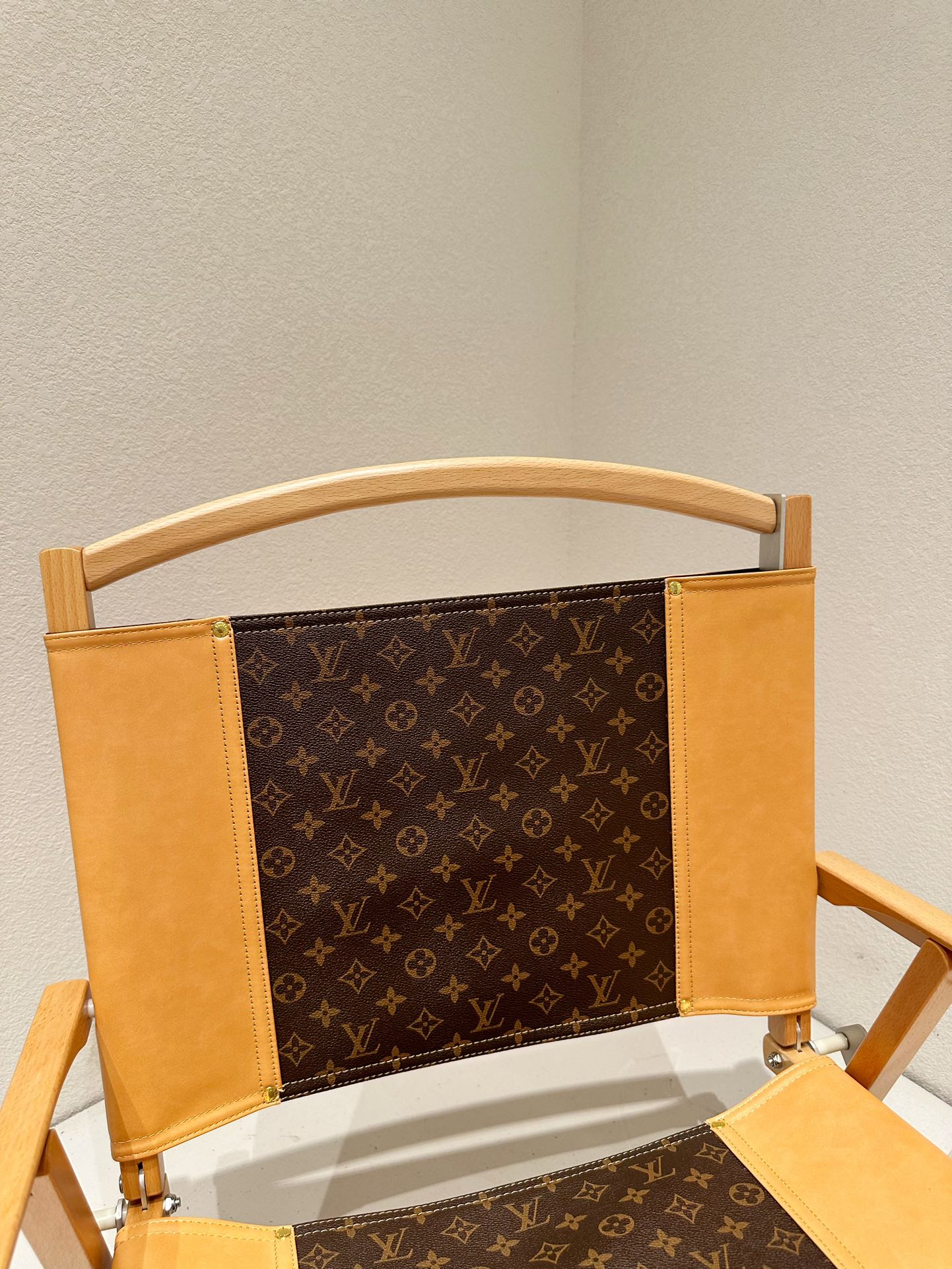 CUSTOM LV FOLDING CHAIR (TWO TONE)