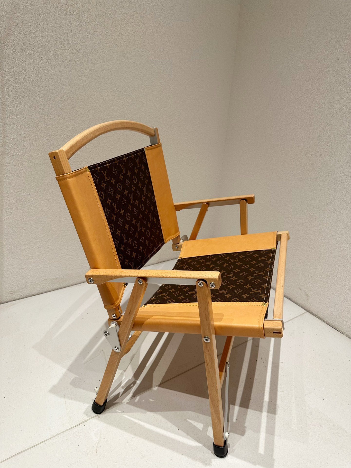 CUSTOM LV FOLDING CHAIR (TWO TONE)