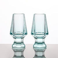 TIFFANY GLASS CUP SET