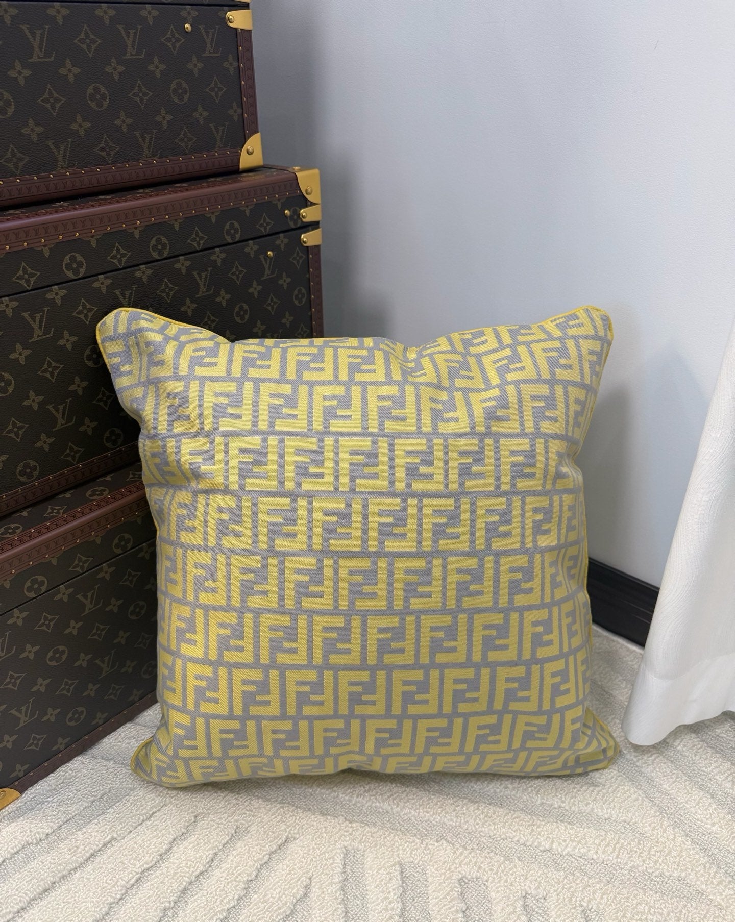 FENDI MONOGRAM THROW PILLOW
