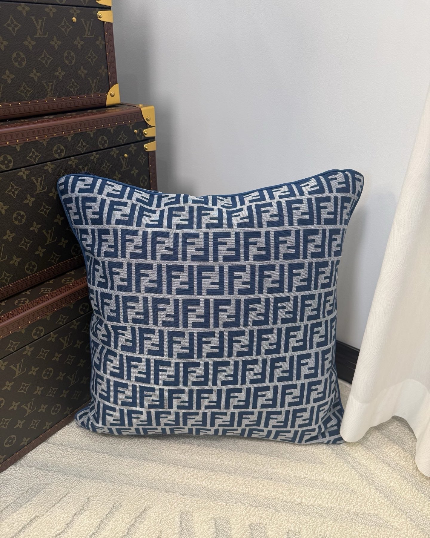 FENDI MONOGRAM THROW PILLOW