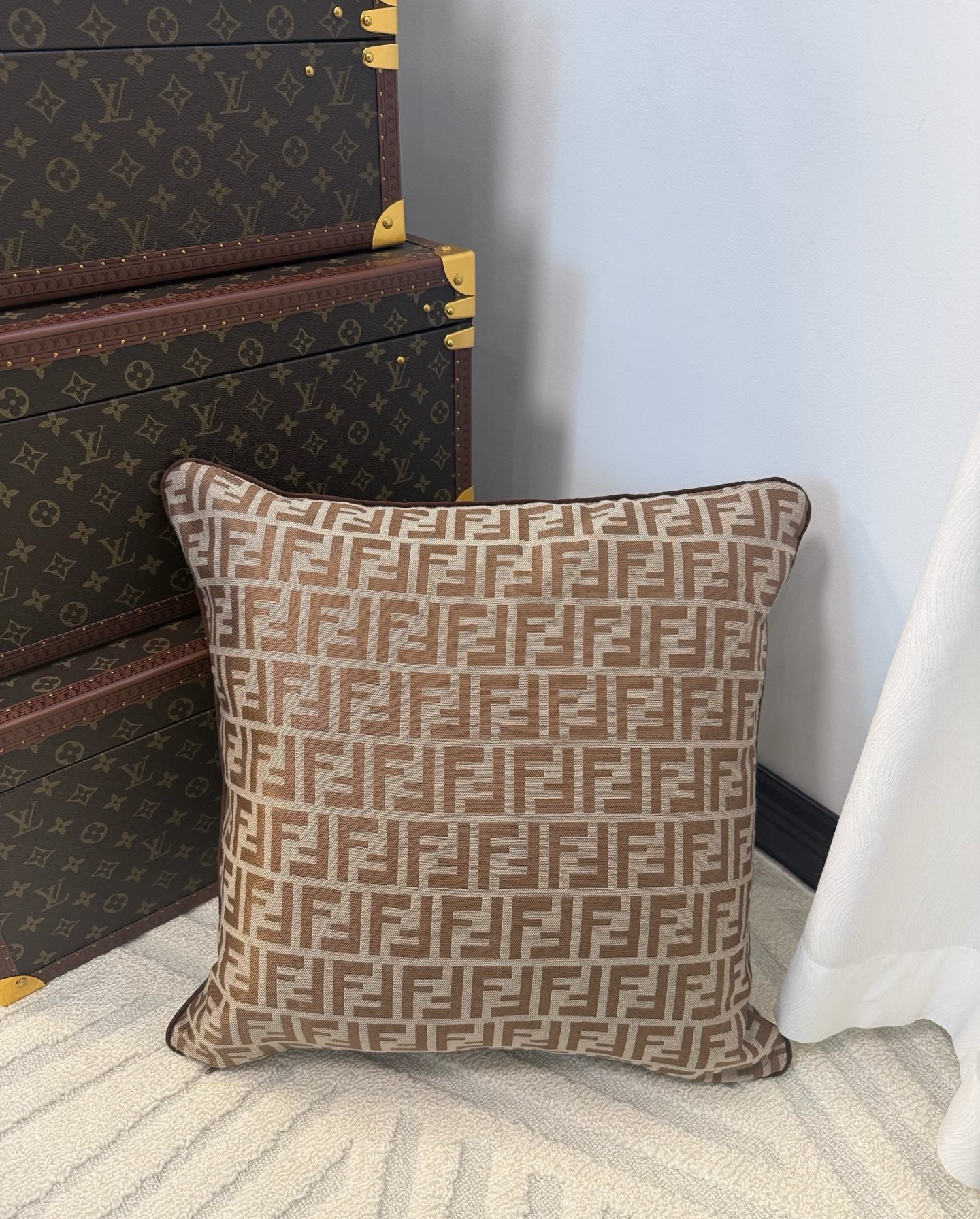 FENDI MONOGRAM THROW PILLOW